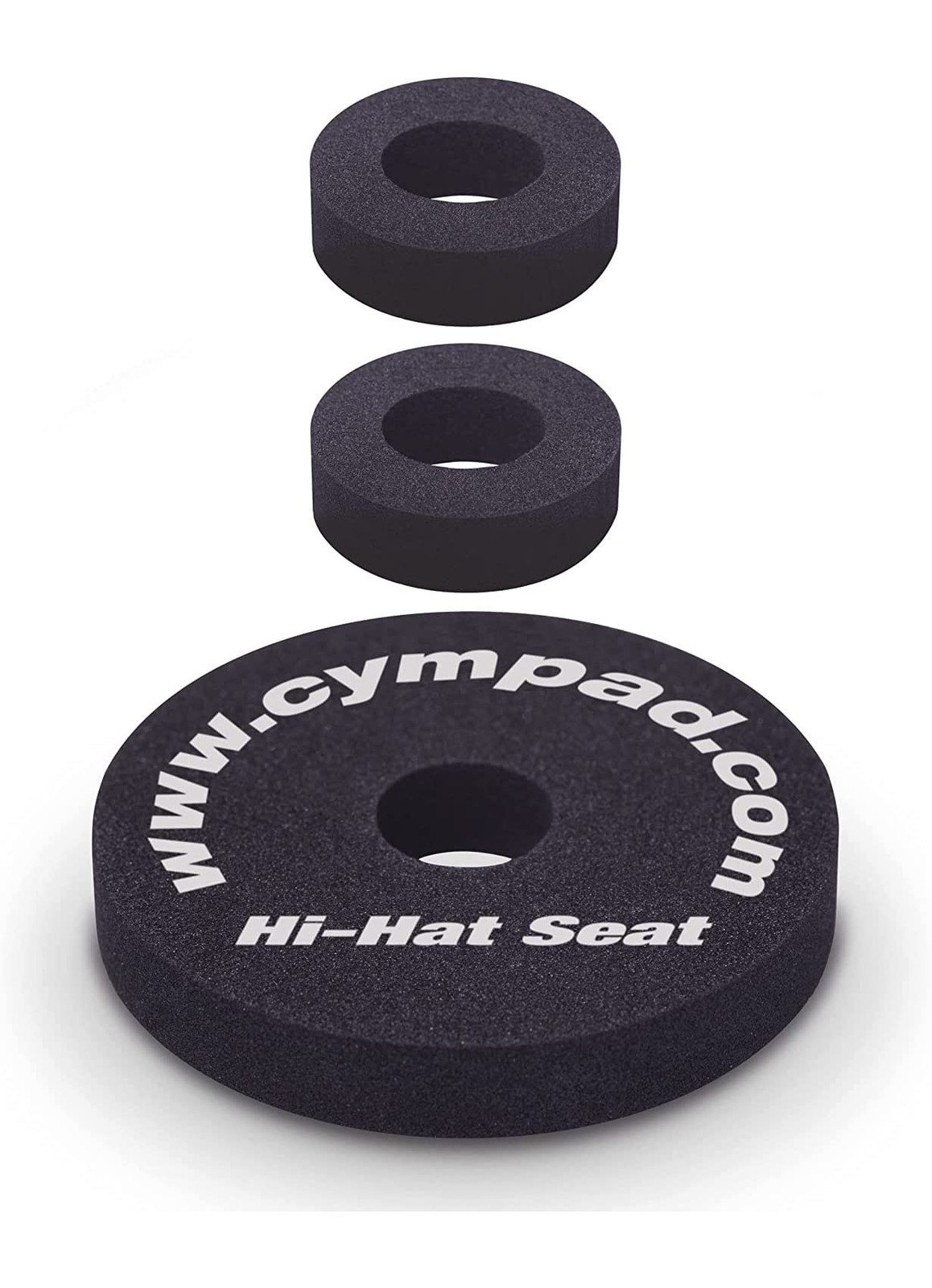 Cympad OSHH Cympad Optimizer Hi-Hat Clutch and Seat Set, Black