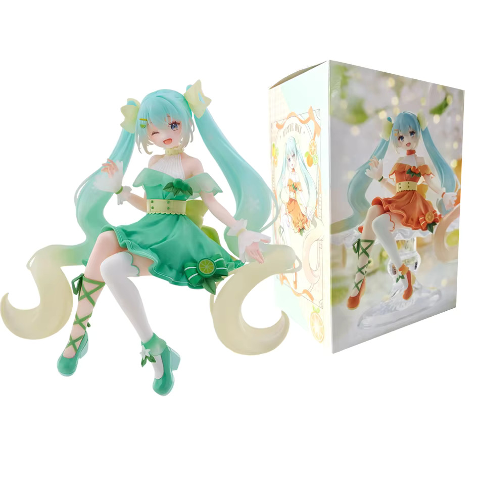 Hatsune Miku | Citrus Miku FuRyu Noodle Stopper Lime ver. New Hatsune Miku | Citrus Miku FuRyu Noodle Stopper Lime ver. New