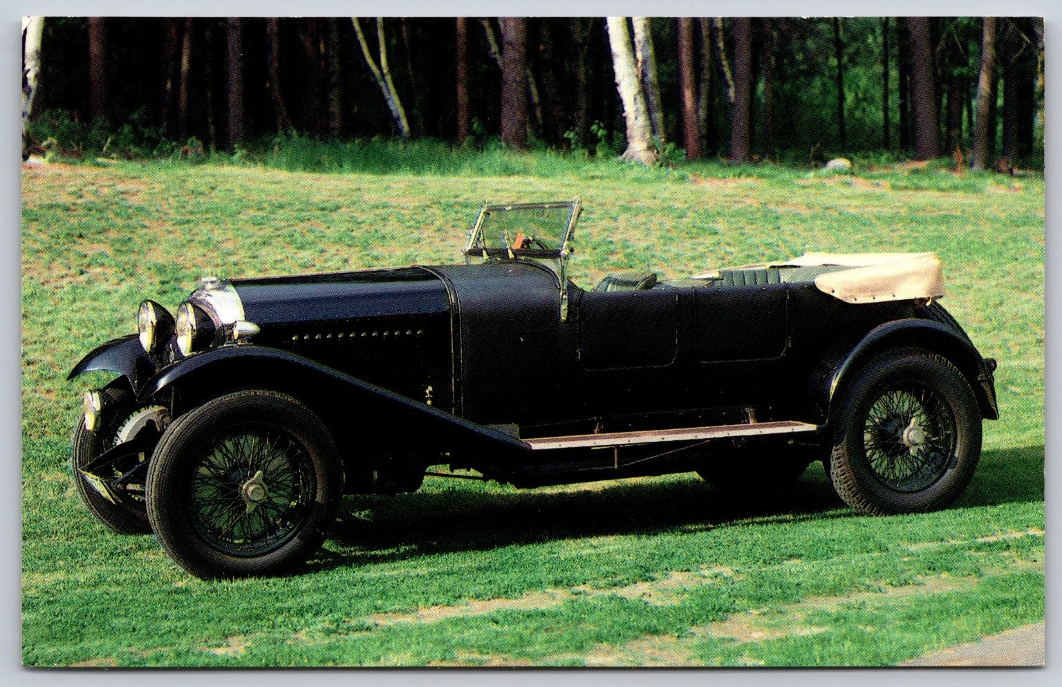 1983 Bentley 4½ Litre Le Mans Tourer Vintage Car Postcard Quechee VT BB222