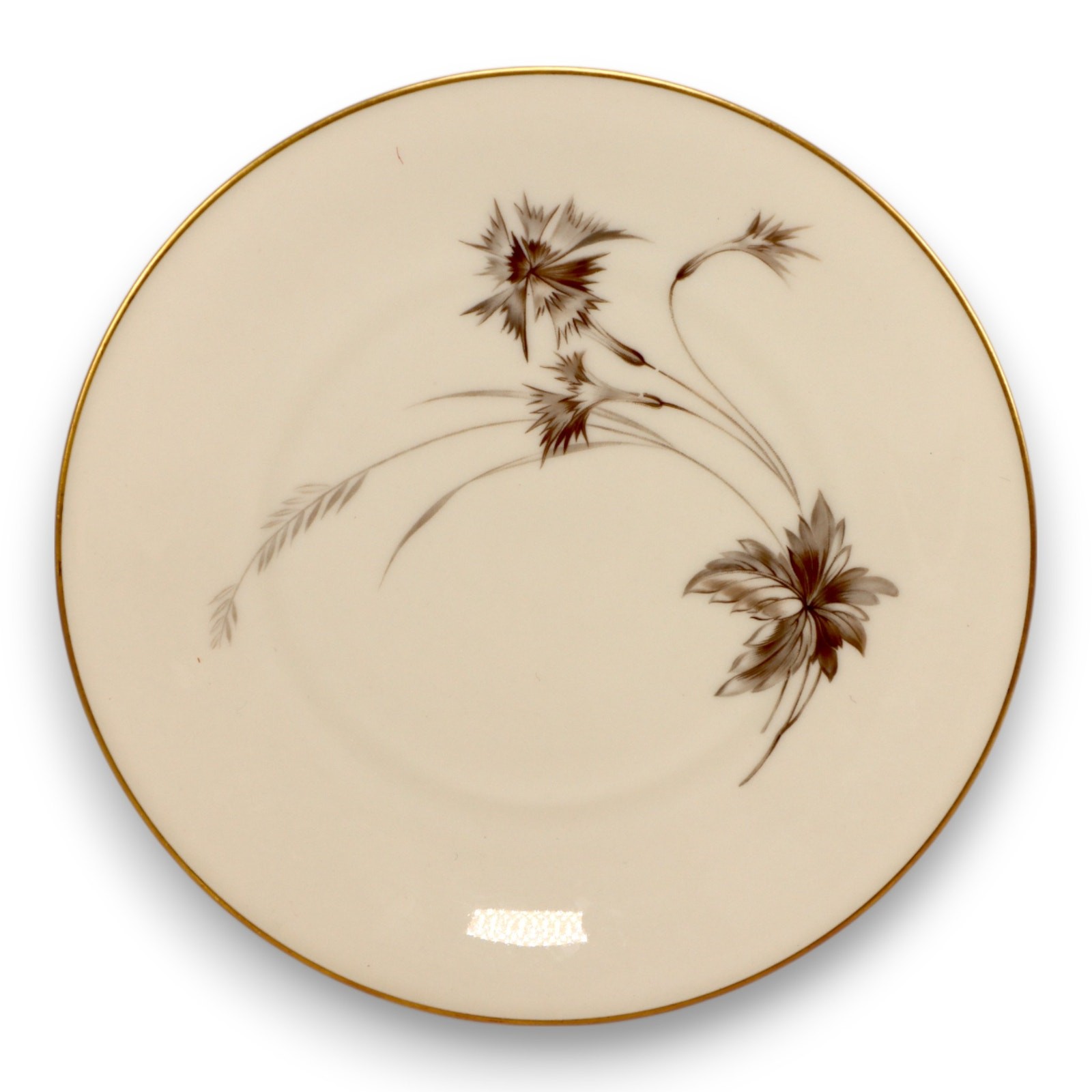 Heinrich - H&C Sepia Floral Ivory with Gold Trim 6 1/2