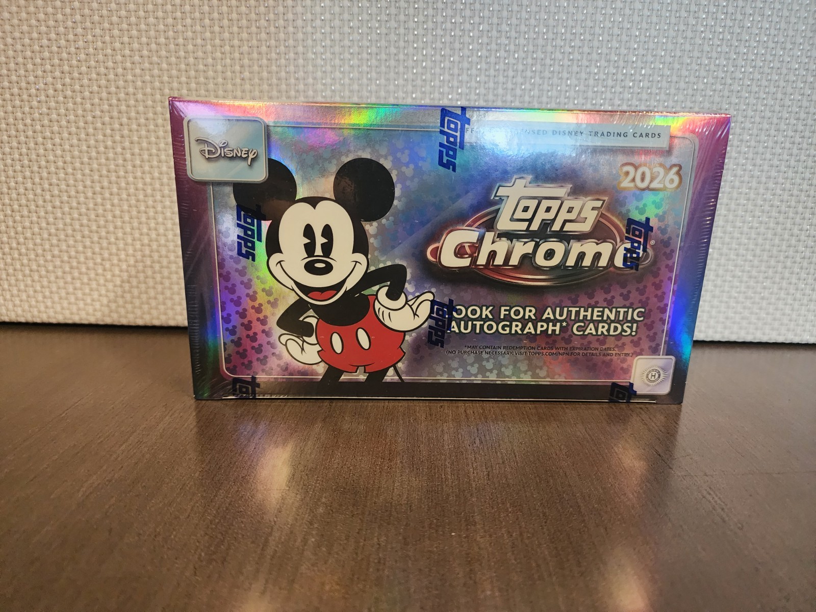 2026 Topps Chrome Disney Hobby Box Sealed