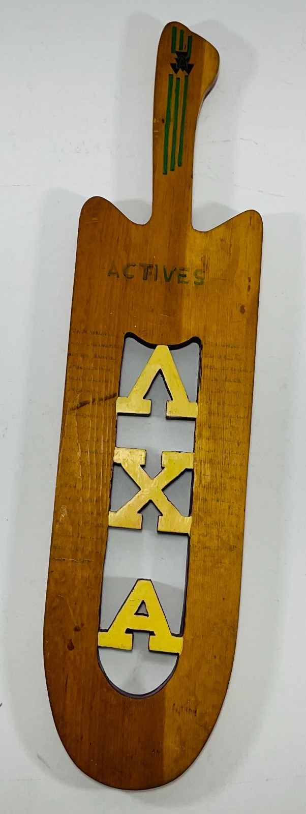 Vintage Lambda Chi Alpha Wooden Paddle 24