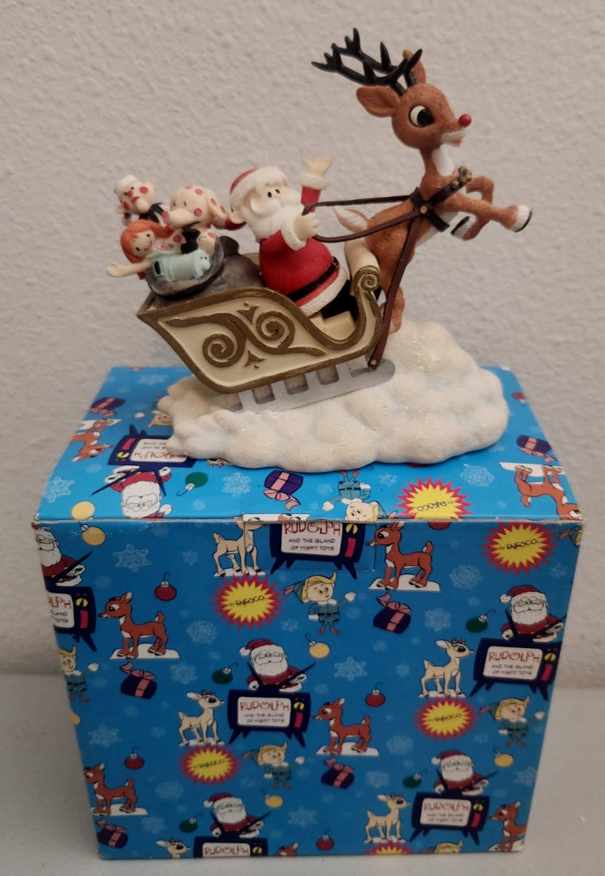 Enesco Rudolph Reindeer Island of Misfit Toys Up Up Up and Away 857947 Enesco Rudolph Reindeer Island of Misfit Toys Up Up Up and Away 857947