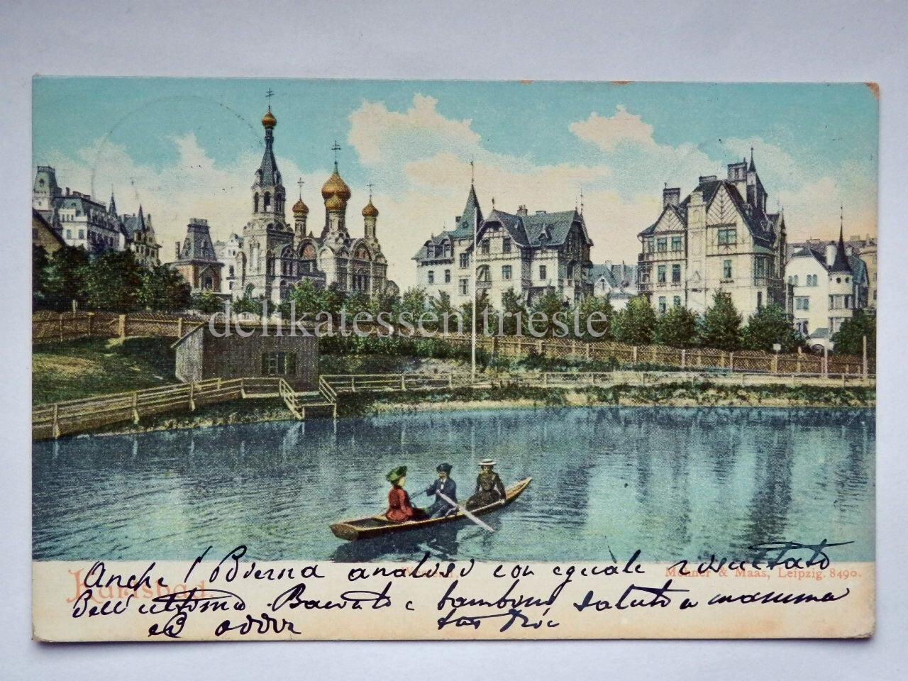 KARLSBAD Germany AK old postcard