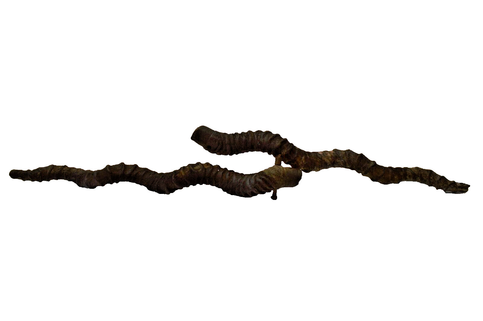 Antique Indian Fakir\'S Horns Maduvu Parrying Stabbing Weapons Blackbuck Dagger\