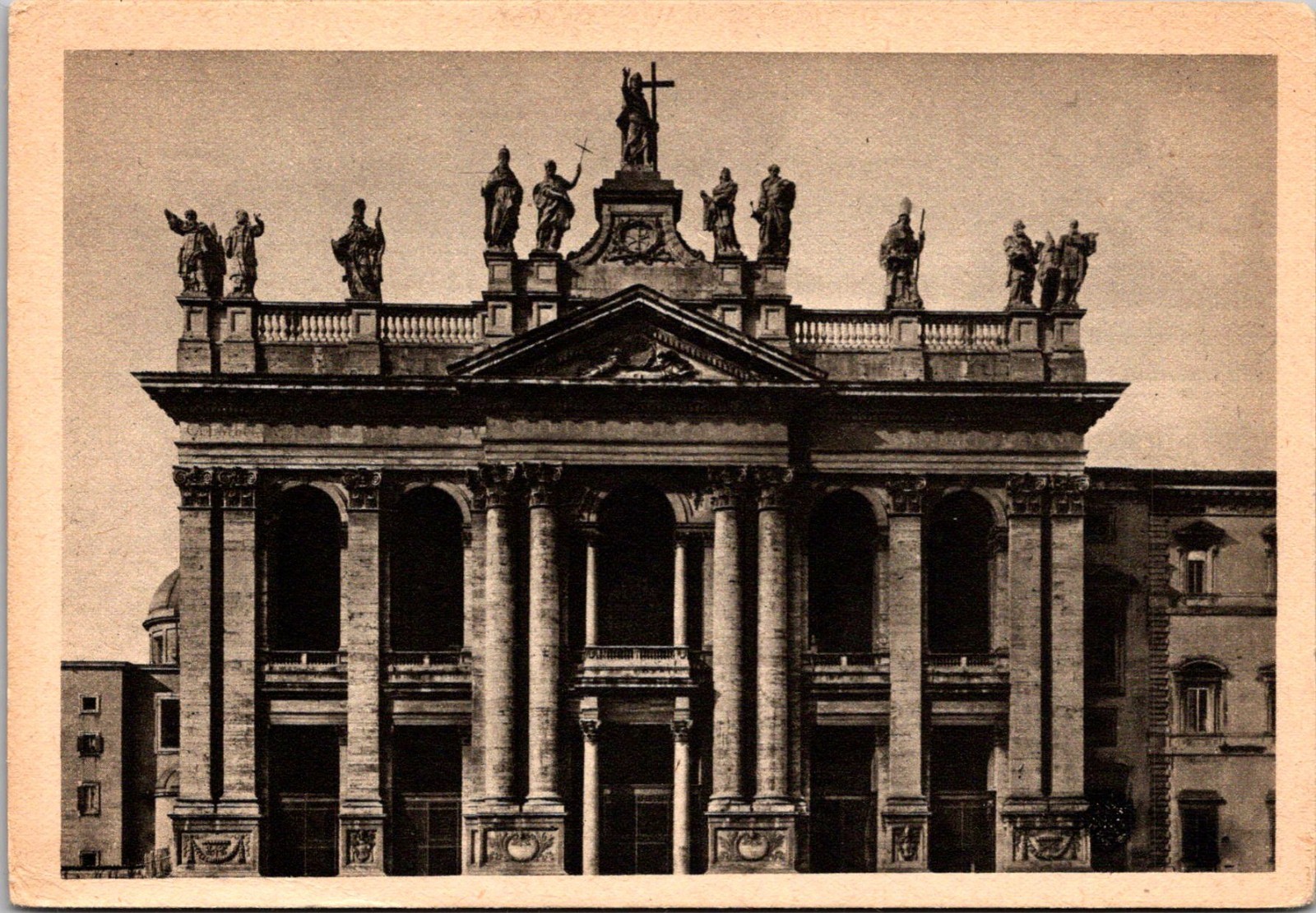 Roma Rome Italy Archbasilica of Saint John Lateran by Alessandro Galile Postcard