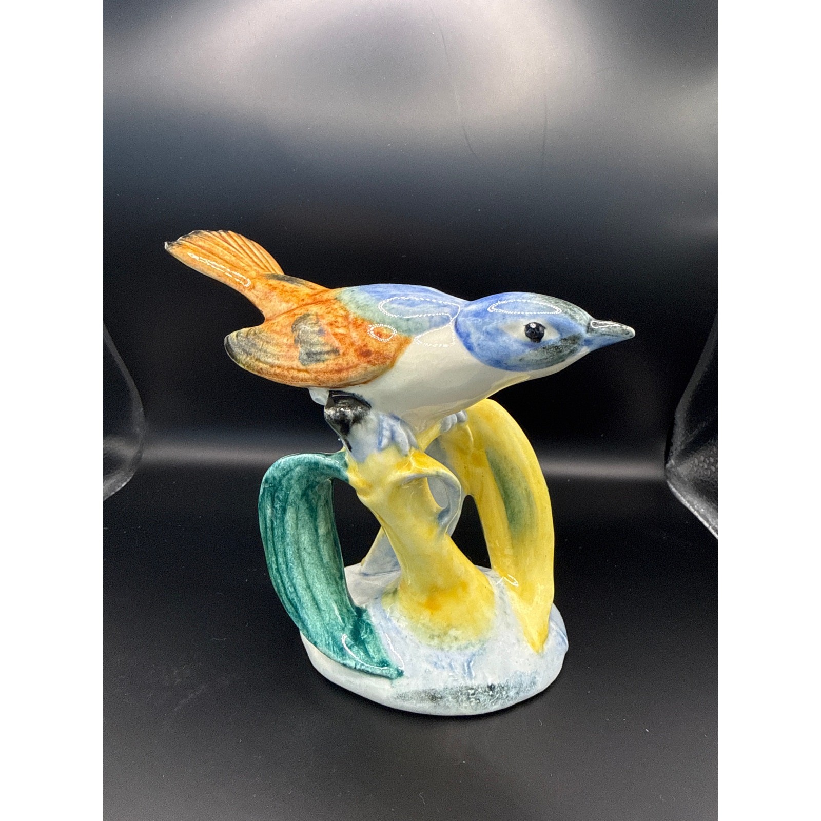 Stangl Pottery Birds #3448 Hand Painted Ceramic Songbird Figurine Vintage