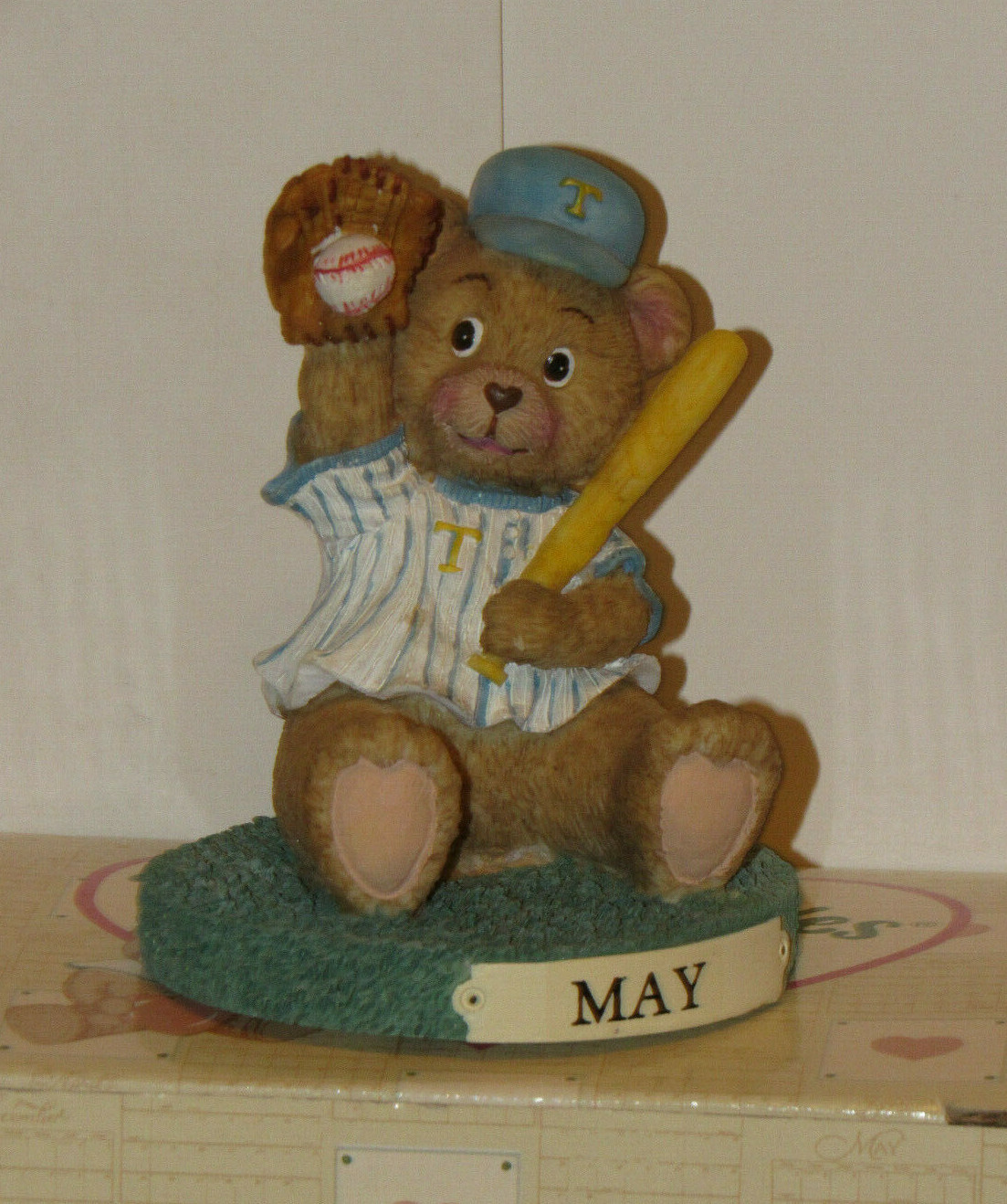 Theadorables May Birthday  Bear Papel Figurine