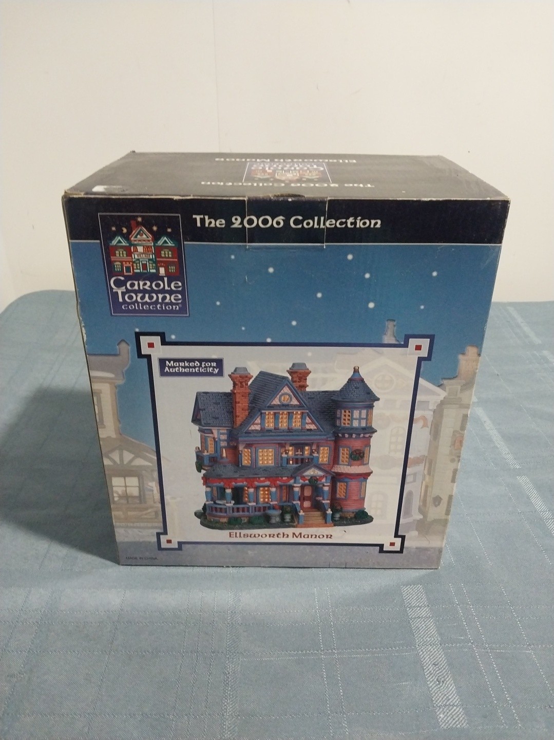 Lemax Carole Towne Collection 2006 ELLSWORTH MANOR Porcelain Lighted Building