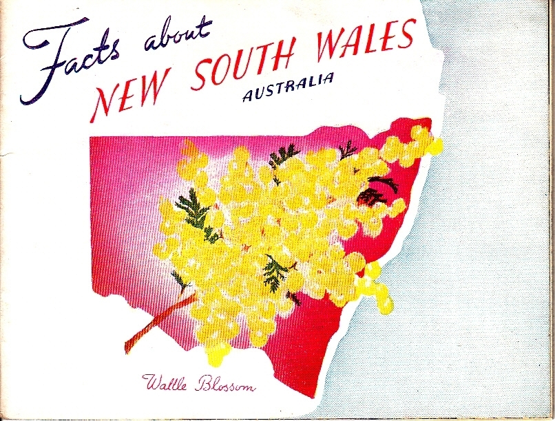 Facts about New South Wales Australia Illustrated Booklet Abbott Studio