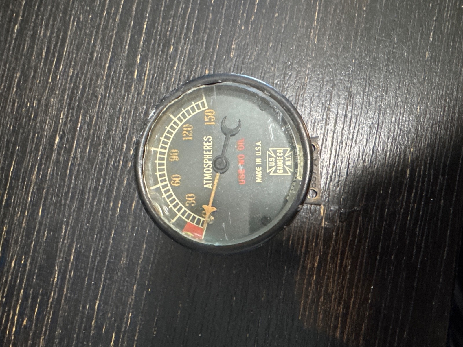 U.S. Gauge Co. USN Atmosphere gauge pat 1916