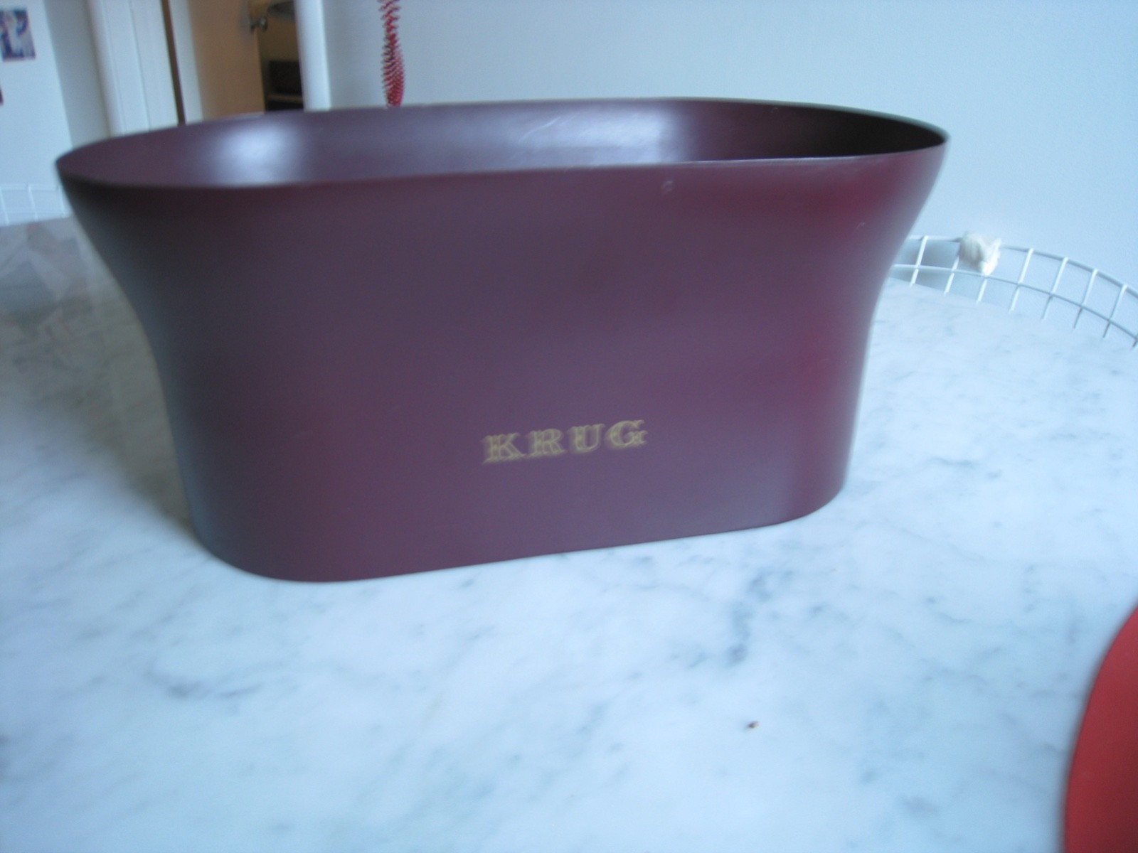 Nice Krug Double Champagne Magnum Wine Cooler Ice Bucket - Used, Nice