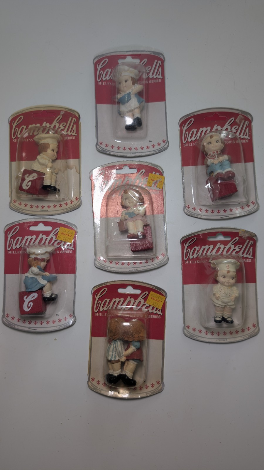 🐸 Campbell's Shelfkins Collector's Series 1990 Souper Kids Lot Of 7 New