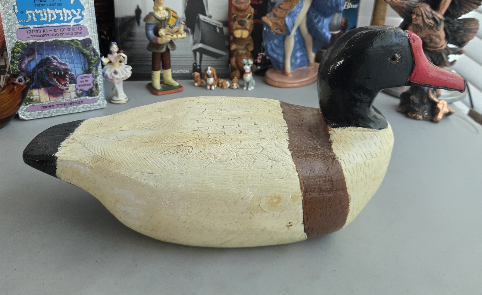 Vtg Shelduck Hand Made Duck Figurine by ROY KIDD Birds Art