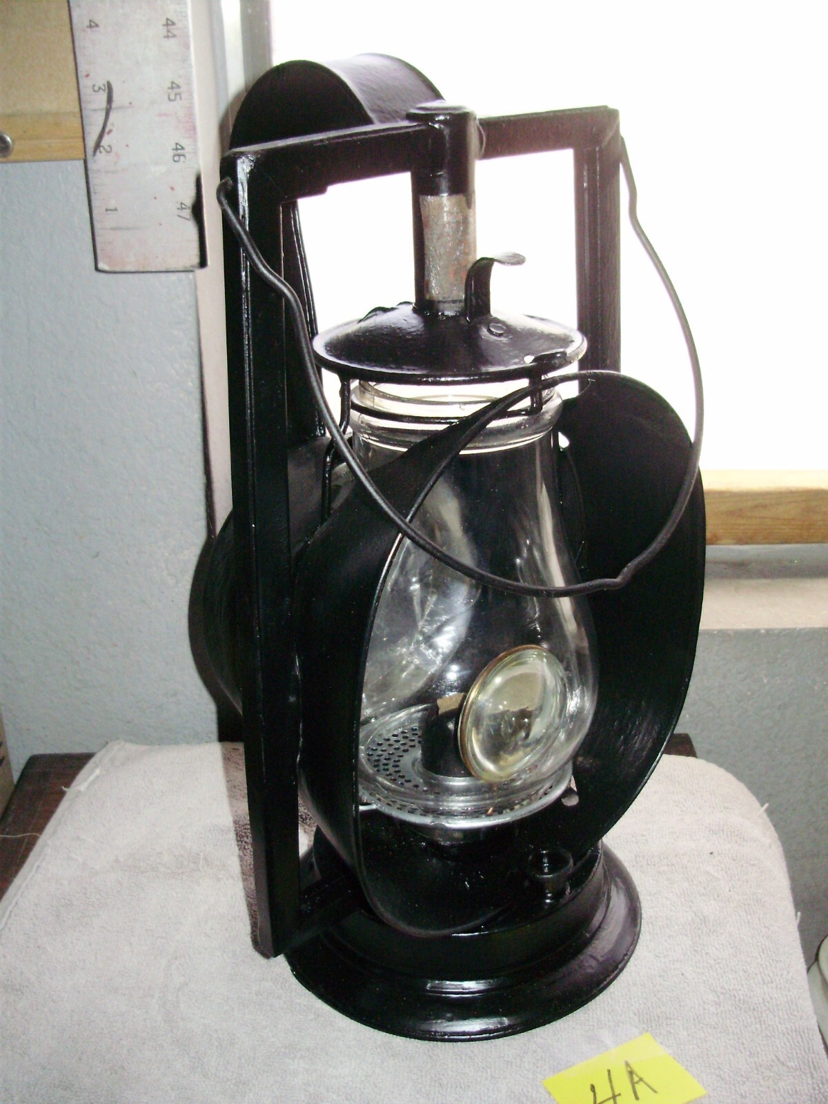 RARE,,,CURVED HANDLE  DIETZ ACME PRE-1914 RAILROAD INSPECTORS LANTERN--MY # 4A