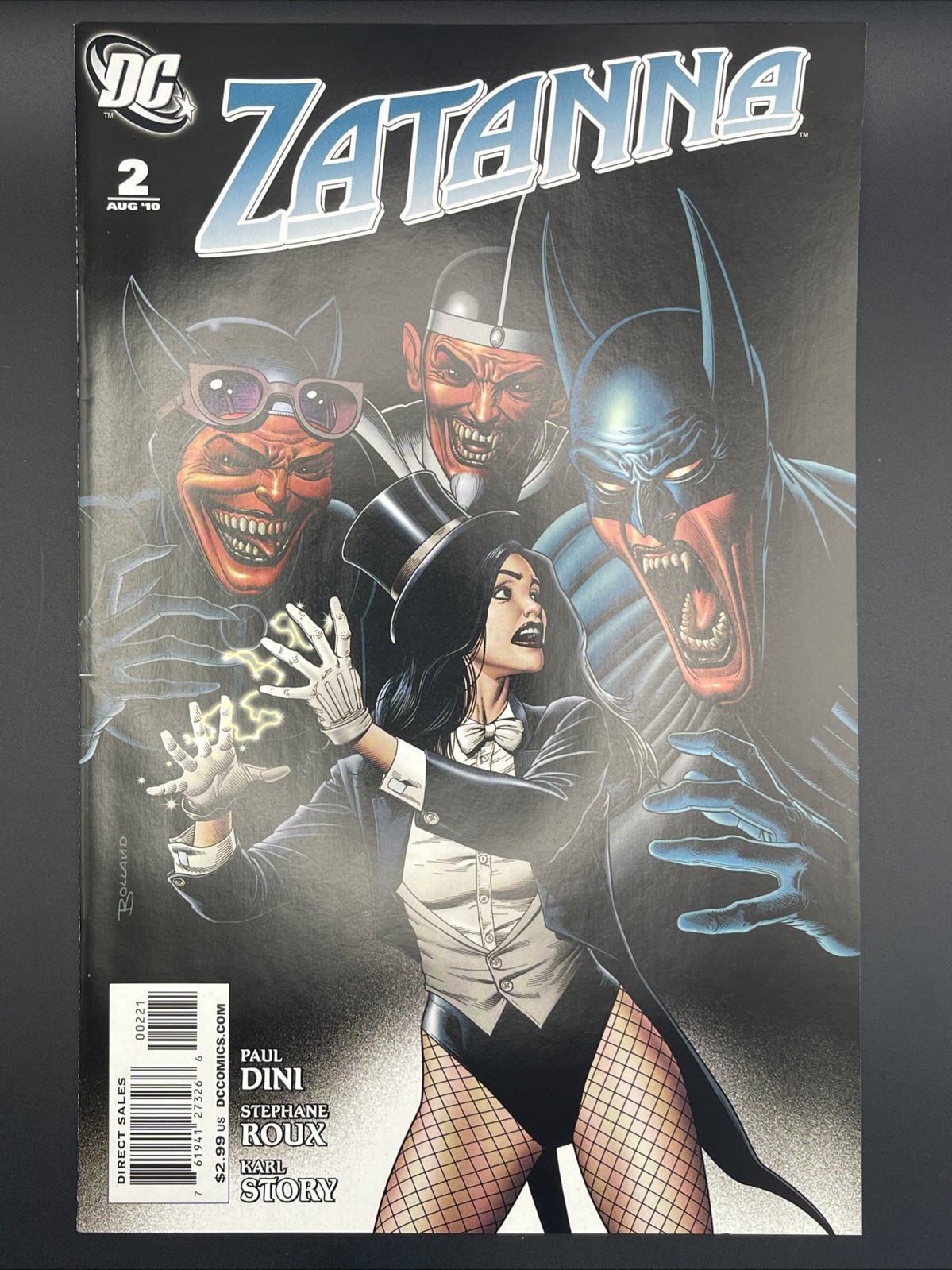 Zatanna #2 1:10 Brian Bolland Variant DC 2010 Paul Dini Stephane Roux