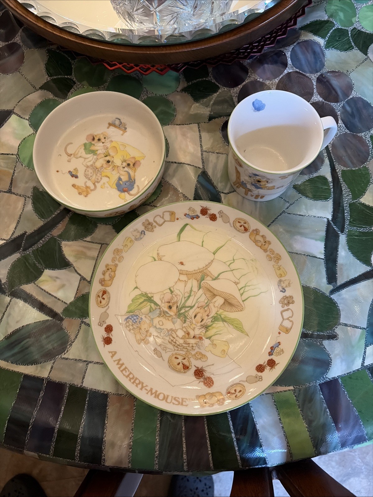 Gorham Merry Mouse 3-piece children's set Gorham Merry Mouse 3-piece children's set