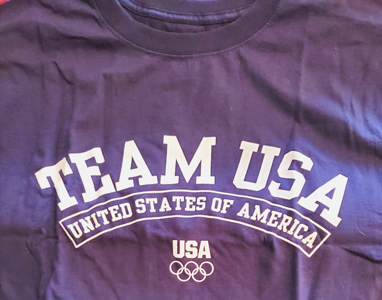 Awesome Short-Sleeve Tshirt -Team USA Olympics- Adult 2XL Awesome Short-Sleeve Tshirt -Team USA Olympics- Adult 2XL