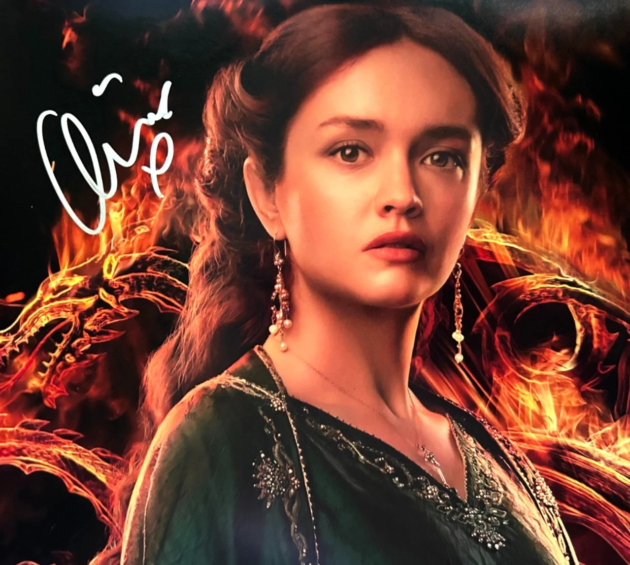 OLIVIA COOKE Signed (HOUSE OF THE DRAGON) 8x10