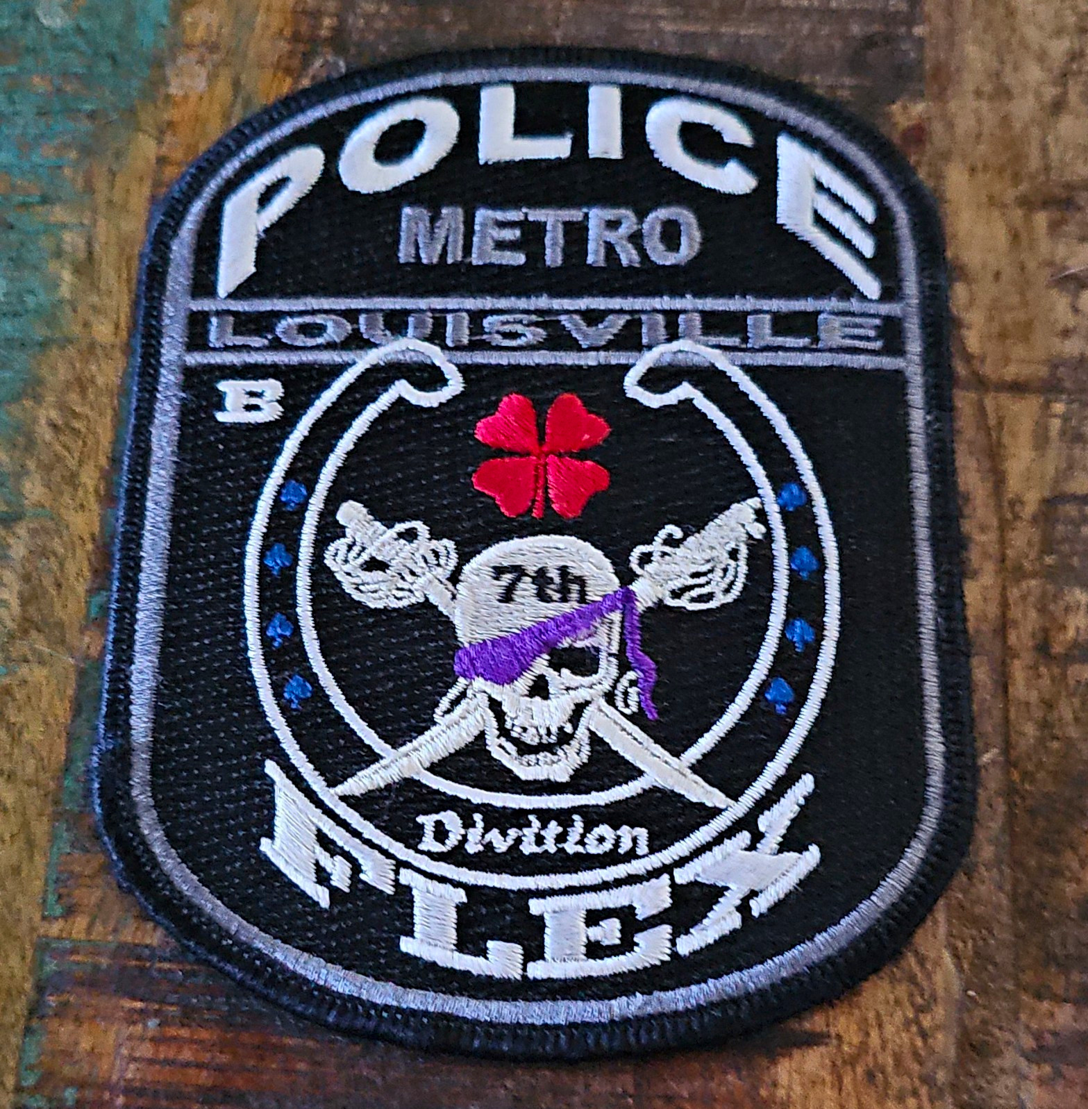 RARE Louisville Metro Police 7th Division Flex Kentucky Patch