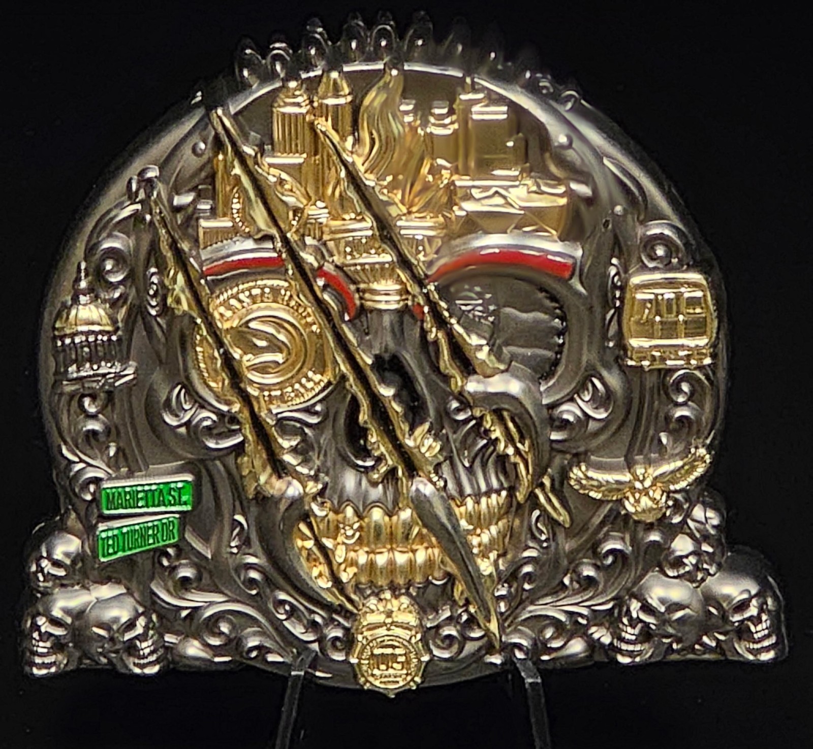 💥LIMITED SERIALIZED SE💥ATLANTA DEA HAWKS Challenge Coin💥HUGE 3 💥LIMITED SERIALIZED SE💥ATLANTA DEA HAWKS Challenge Coin💥HUGE 3