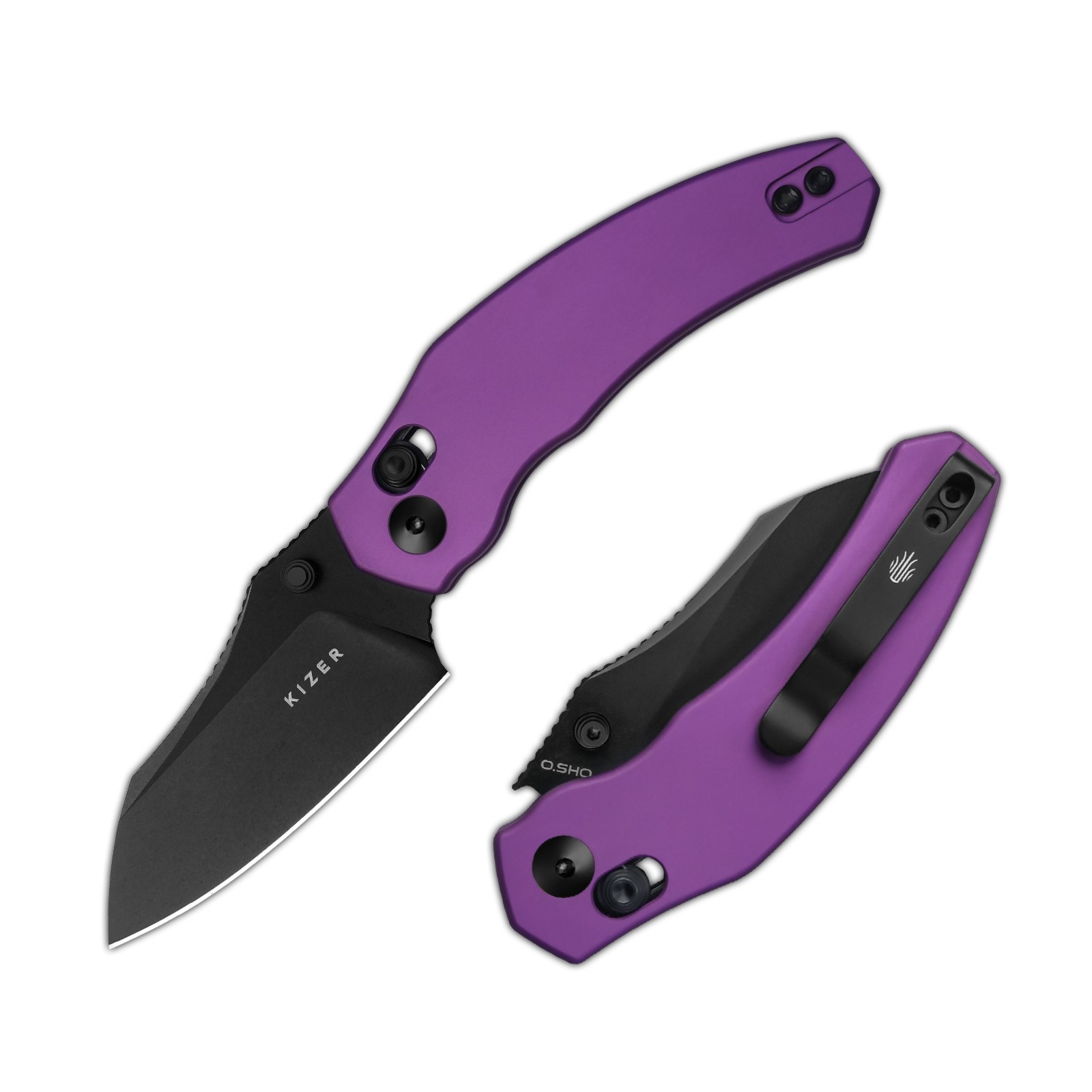 Kizer Mini Bulldog Folding Knife S45VN/Nitro-V Blade Titanium/Aluminum Handle Kizer Mini Bulldog Folding Knife S45VN/Nitro-V Blade Titanium/Aluminum Handle