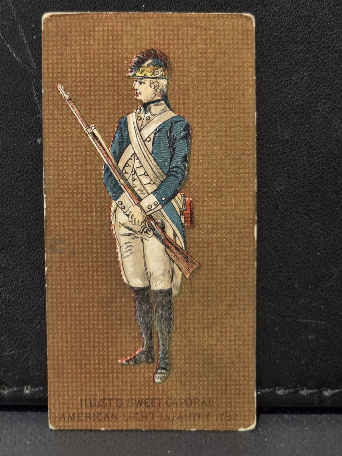1886 KINNEY N224, #6, SERIES-F, AMERICAN LIGHT INFANTRY, 1782