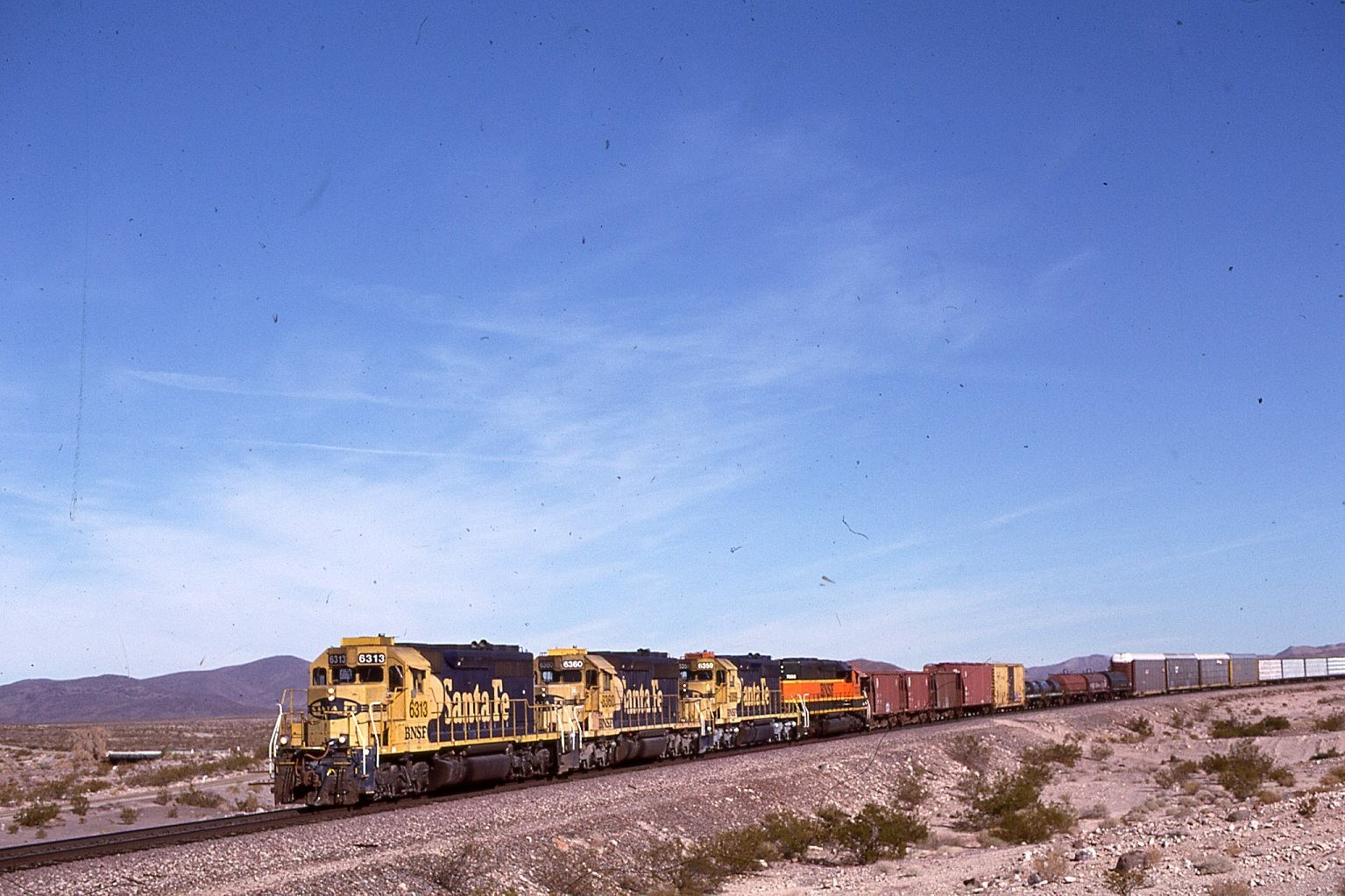 Original Train Slide  BNSF #6313 11/16/2001