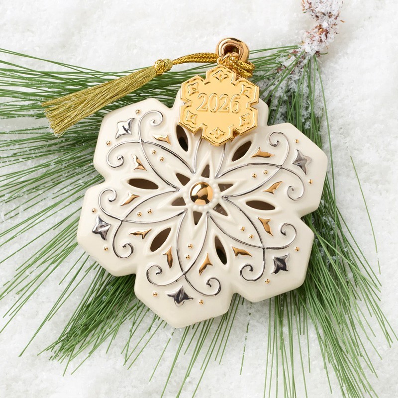 Lenox 2026 ANNUAL Dated Christmas Ornament NEW 898574