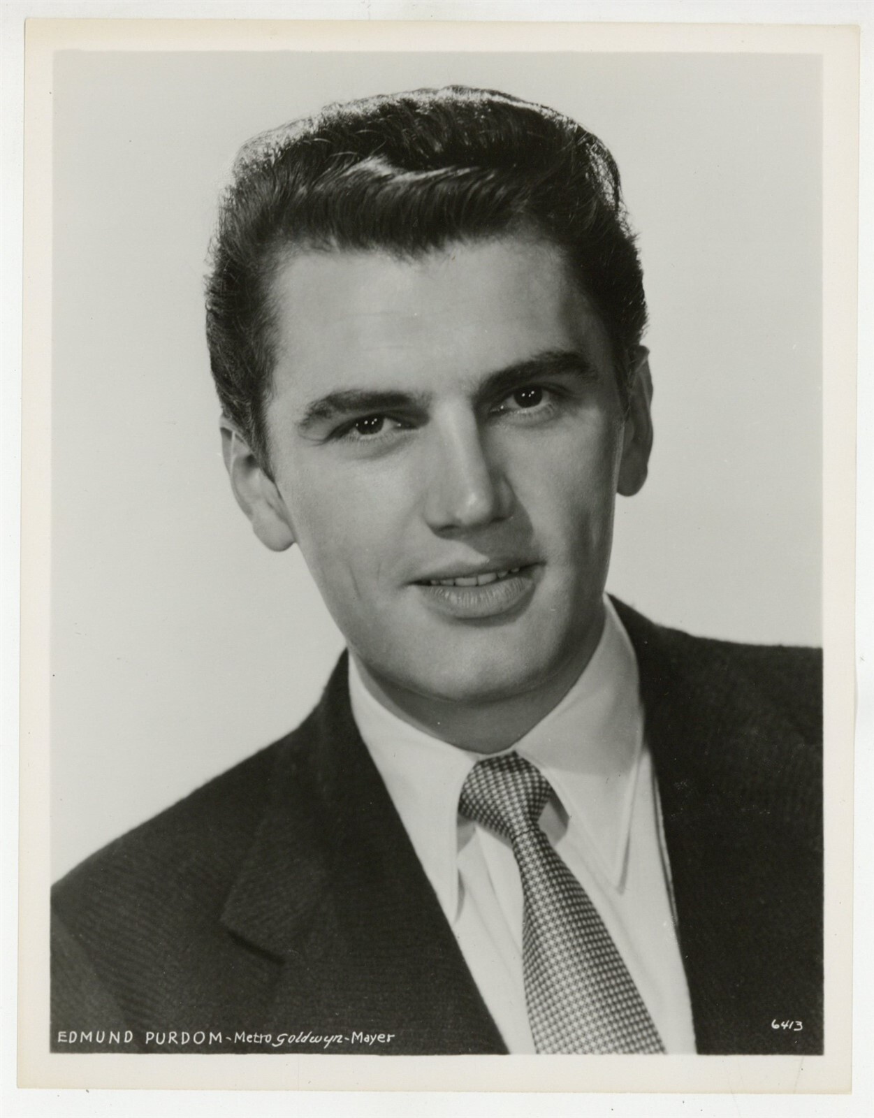 Edmund Purdom 1950 Original Portrait Photo Beefcake Hunk Dashing Actor J10051 Edmund Purdom 1950 Original Portrait Photo Beefcake Hunk Dashing Actor J10051