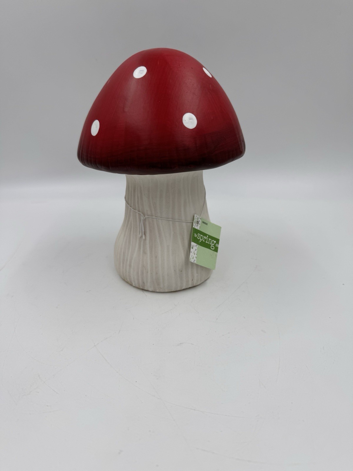 The Spring Shop Ceramic Red and White Mushroom Decoration