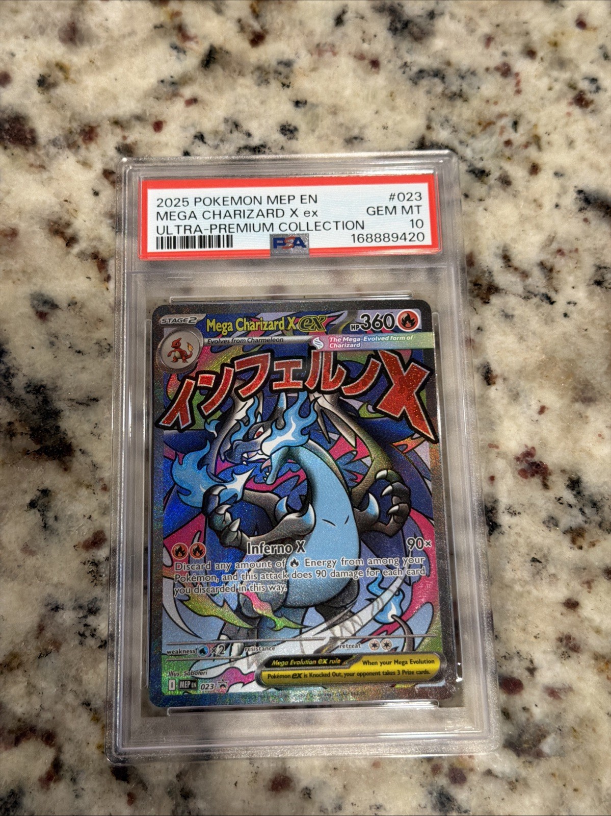 PSA 10 | Mega Charizard X ex #023 Gem Mint Graded Card
