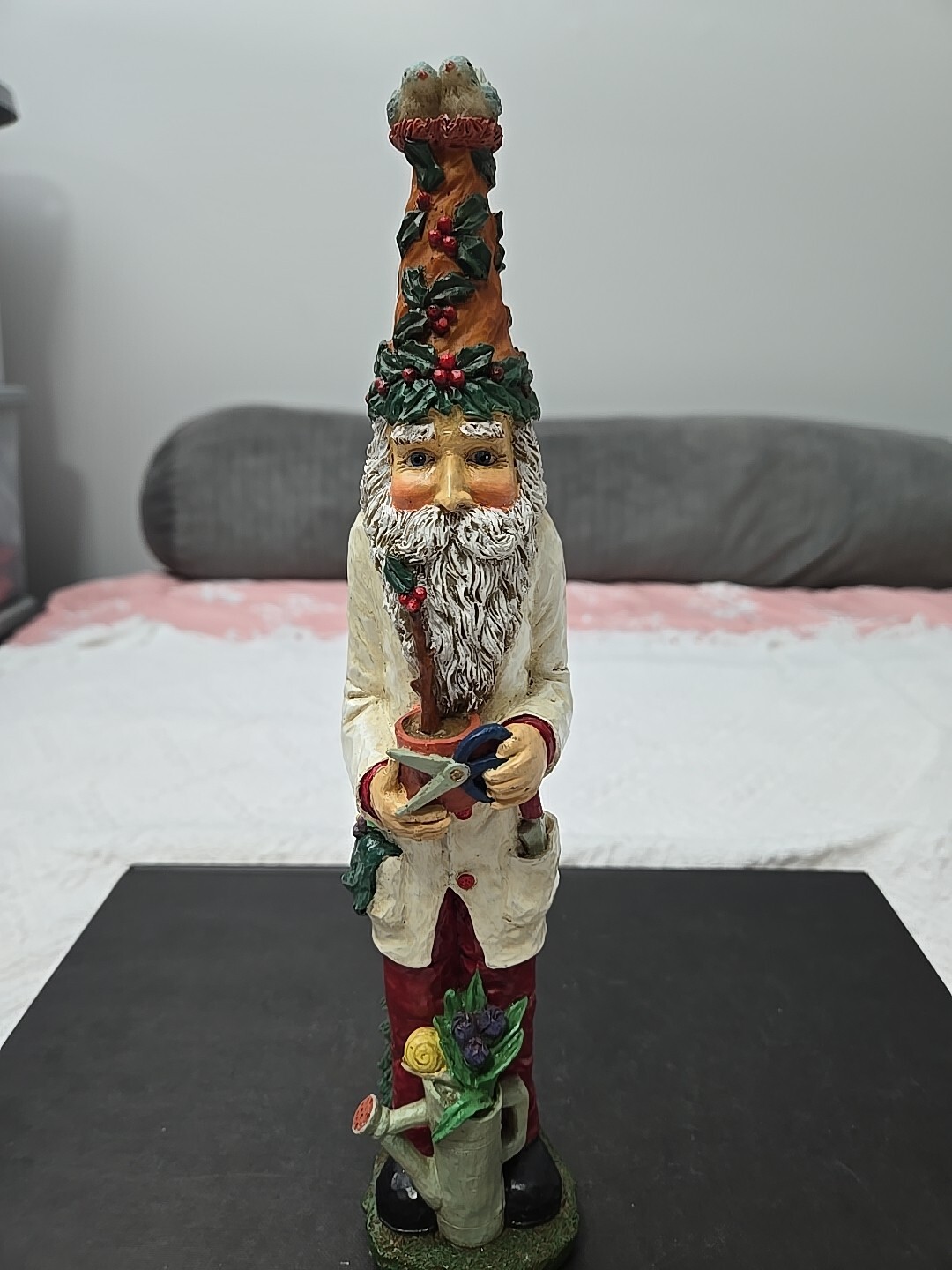 Vintage Santa Claus by Kurt S. Adler Santa 12” Old Fashioned Gardener