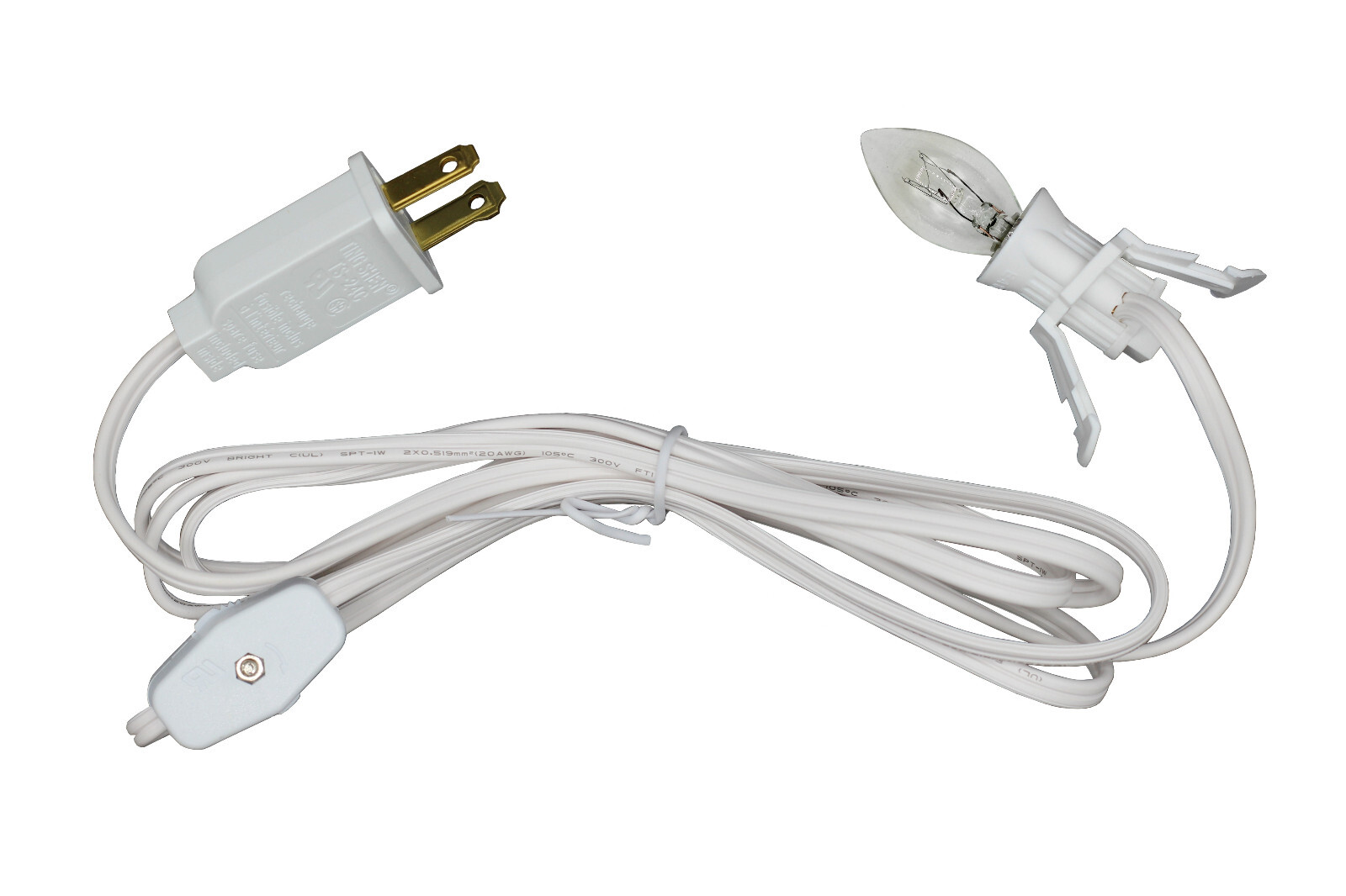 Clip In Lamp Replacement Cord Christmas Village House with Clear Light Bulb (1) Clip In Lamp Replacement Cord Christmas Village House with Clear Light Bulb (1)