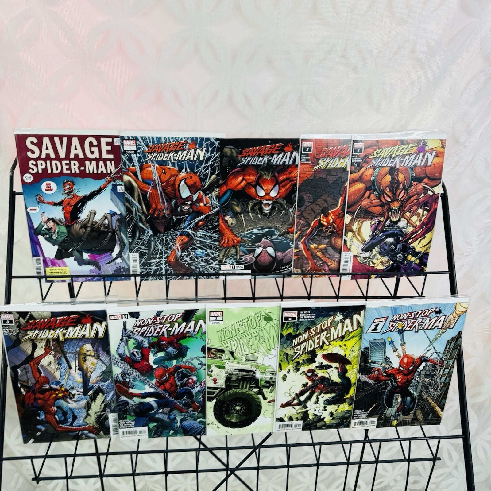 Non Stop Spider-Man 1-4 #2 Variant & Savage Spidey 1-5 W/2 #1 VAR Lot Key 1st