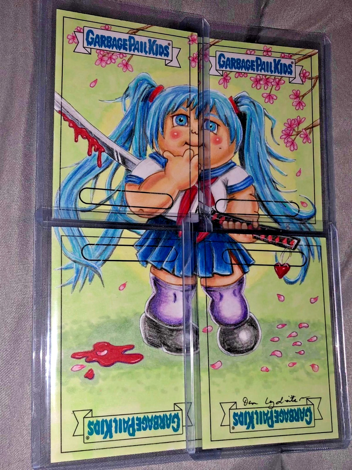 2023 GARBAGE PAIL KIDS INTERGOOLACTIC MAYHEM LOADED PUZZLE SKETCH DAN LYDIATE