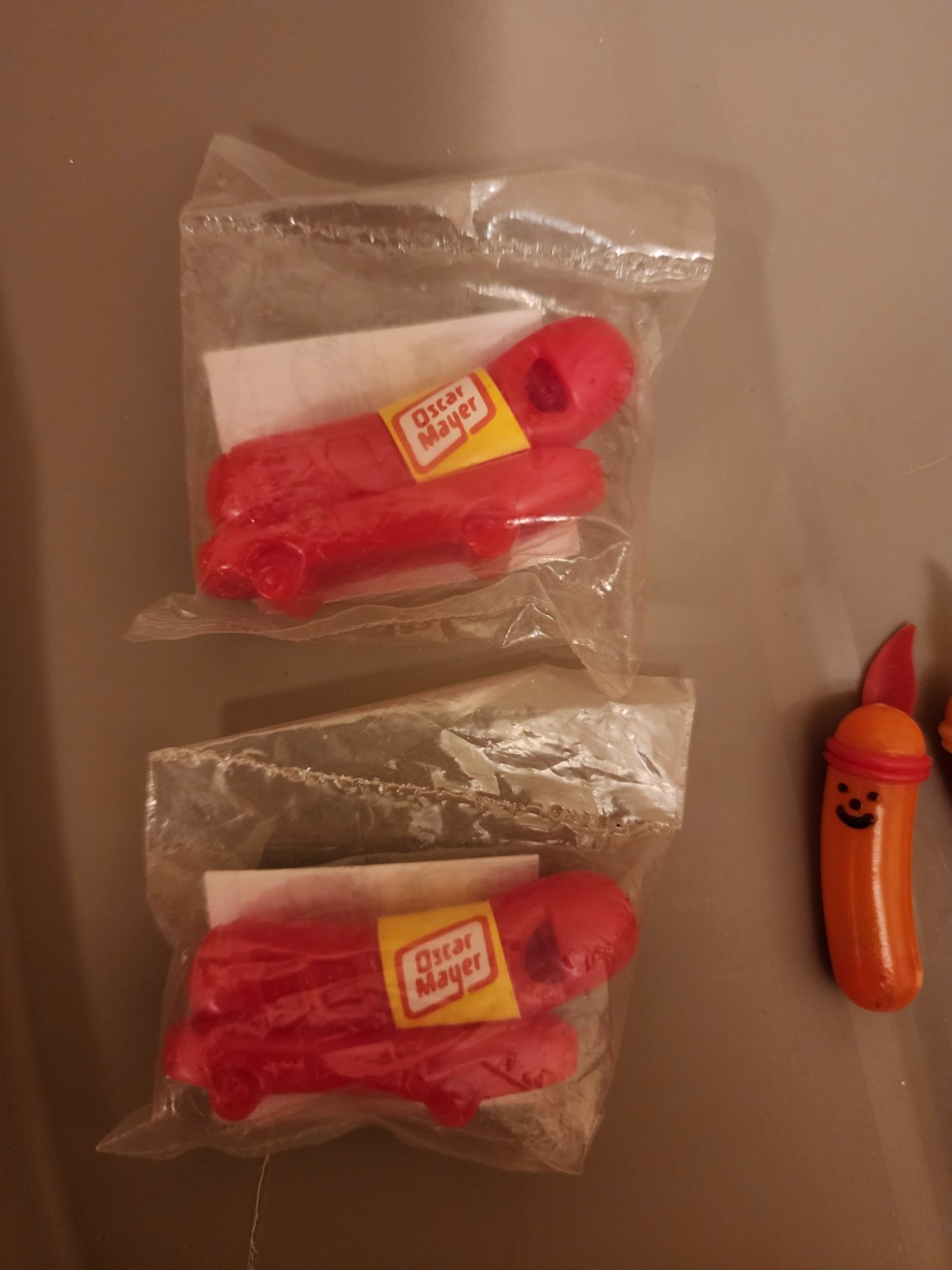 Vintage Oscar Mayer And Rothh  Hot Dog Whistle Lot Of (4)  