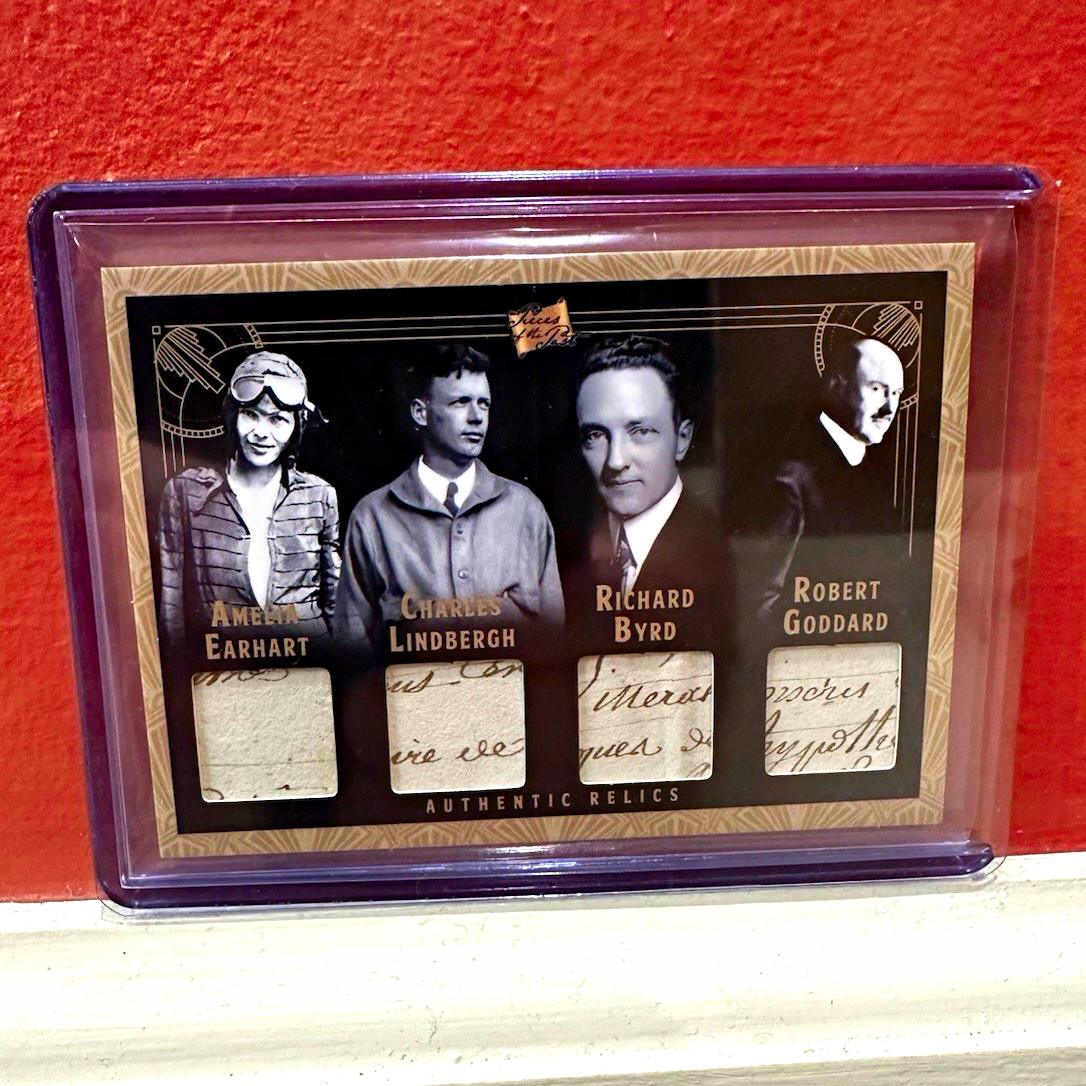 2025 Pieces of the Past Roaring Twenties Authentic Relics R-85 Earhart+3