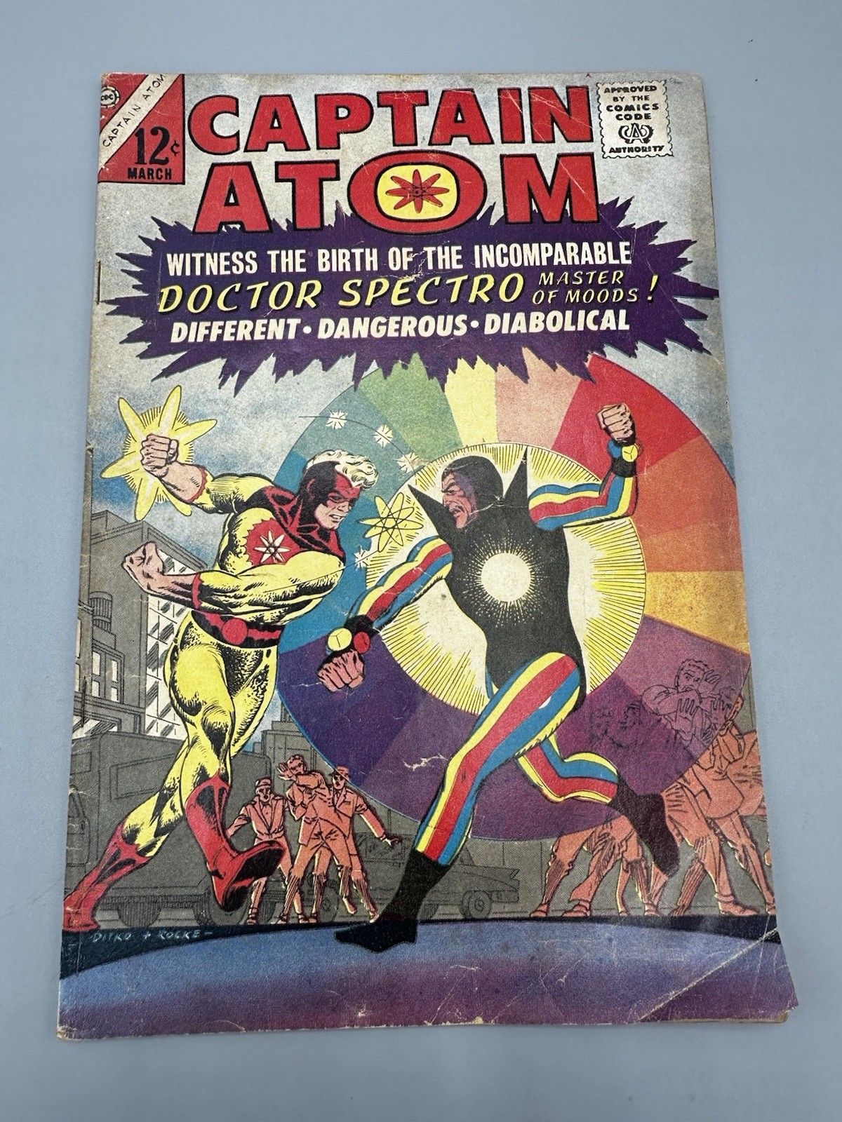 CAPTAIN ATOM # 79 (CHARLTON) (1966) STEVE DITKO story/art - 1ST DR. SPECTRO app.