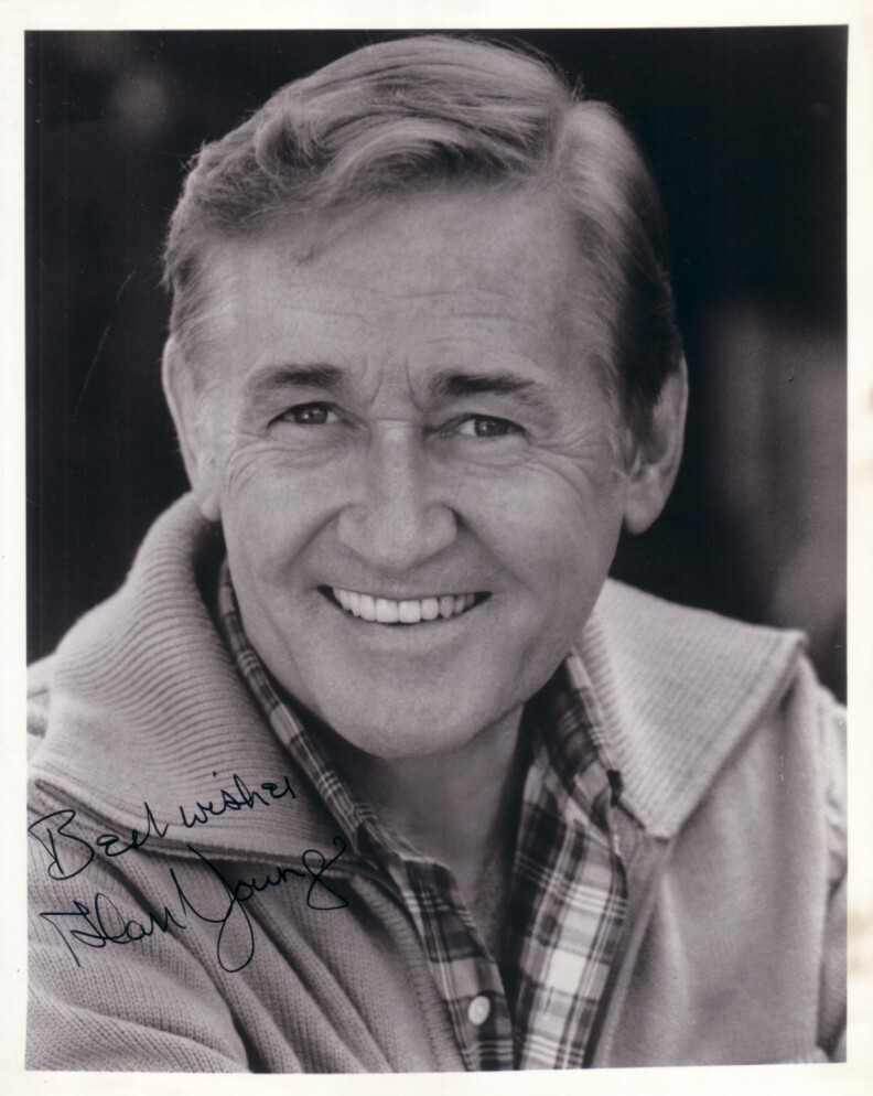 Alan Young autographed signed autograph auto Mister Ed 8x10 photo w/ Best Wishes Alan Young autographed signed autograph auto Mister Ed 8x10 photo w/ Best Wishes
