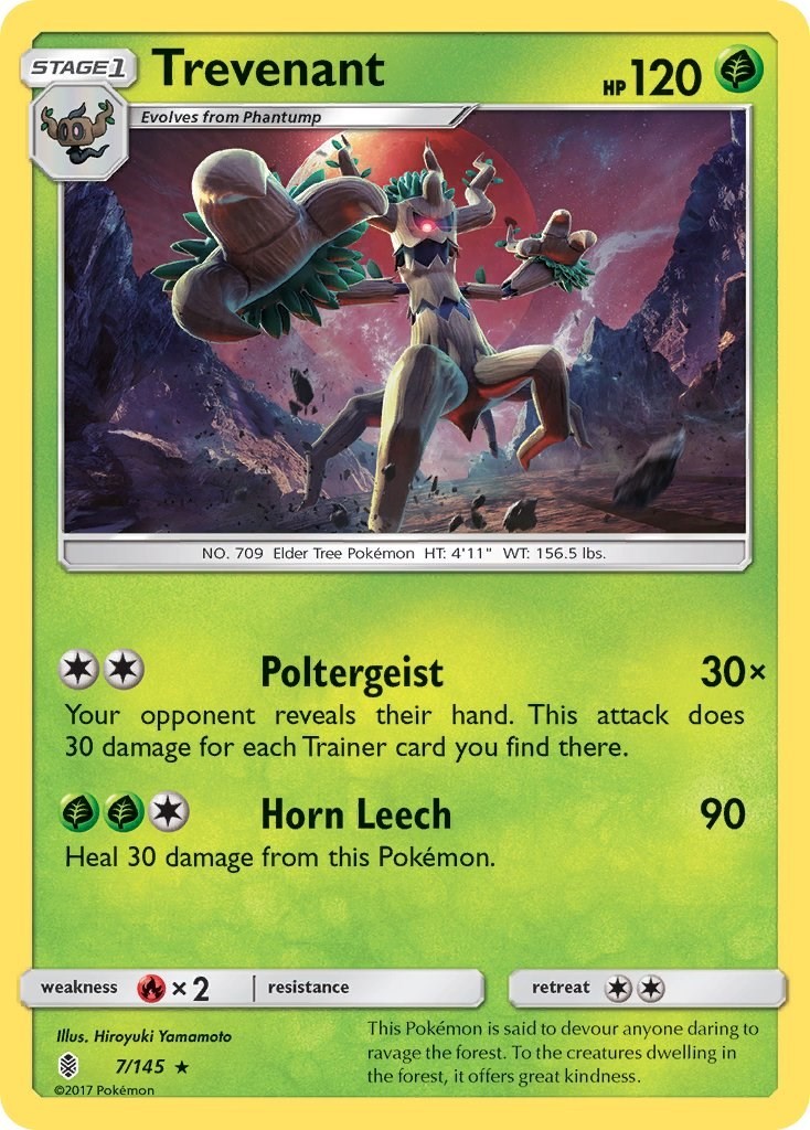 Trevenant [SM02 - 7/145] NM
