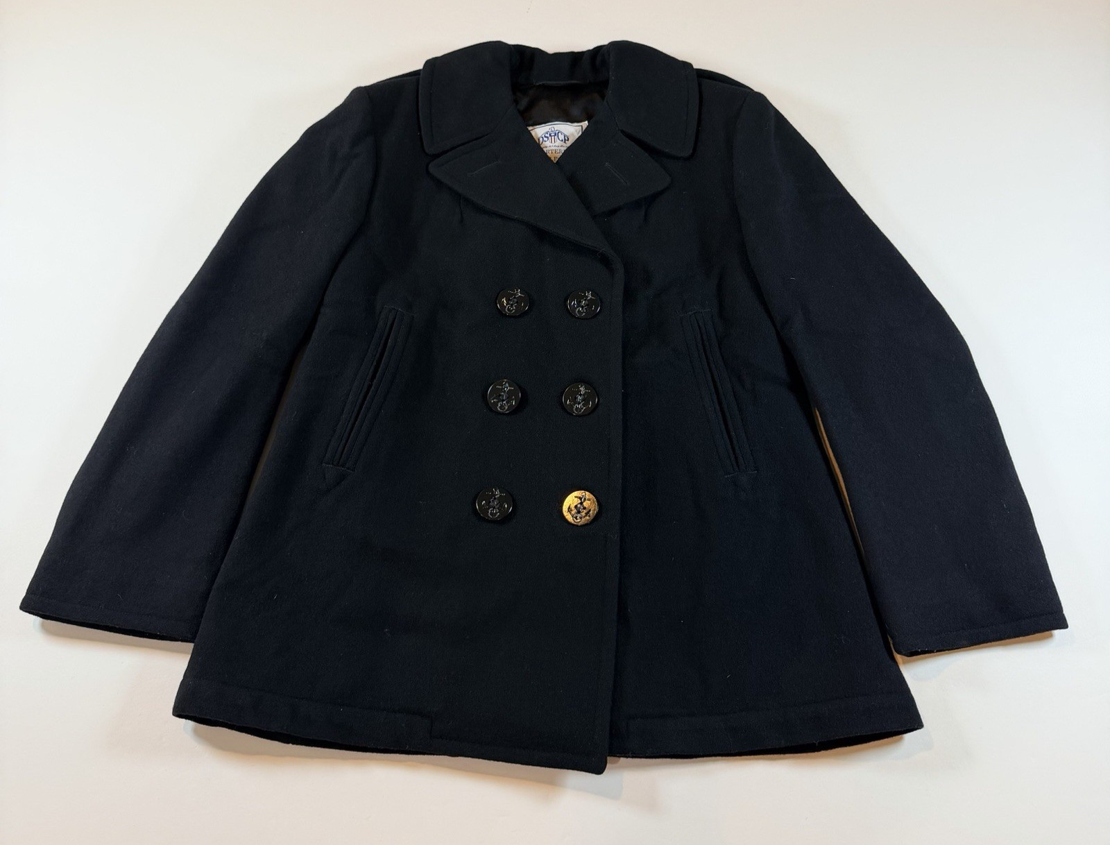 Quarterdeck Collection Military Issued Navy Women's Wool Peacoat Size 10S EUC Quarterdeck Collection Military Issued Navy Women's Wool Peacoat Size 10S EUC