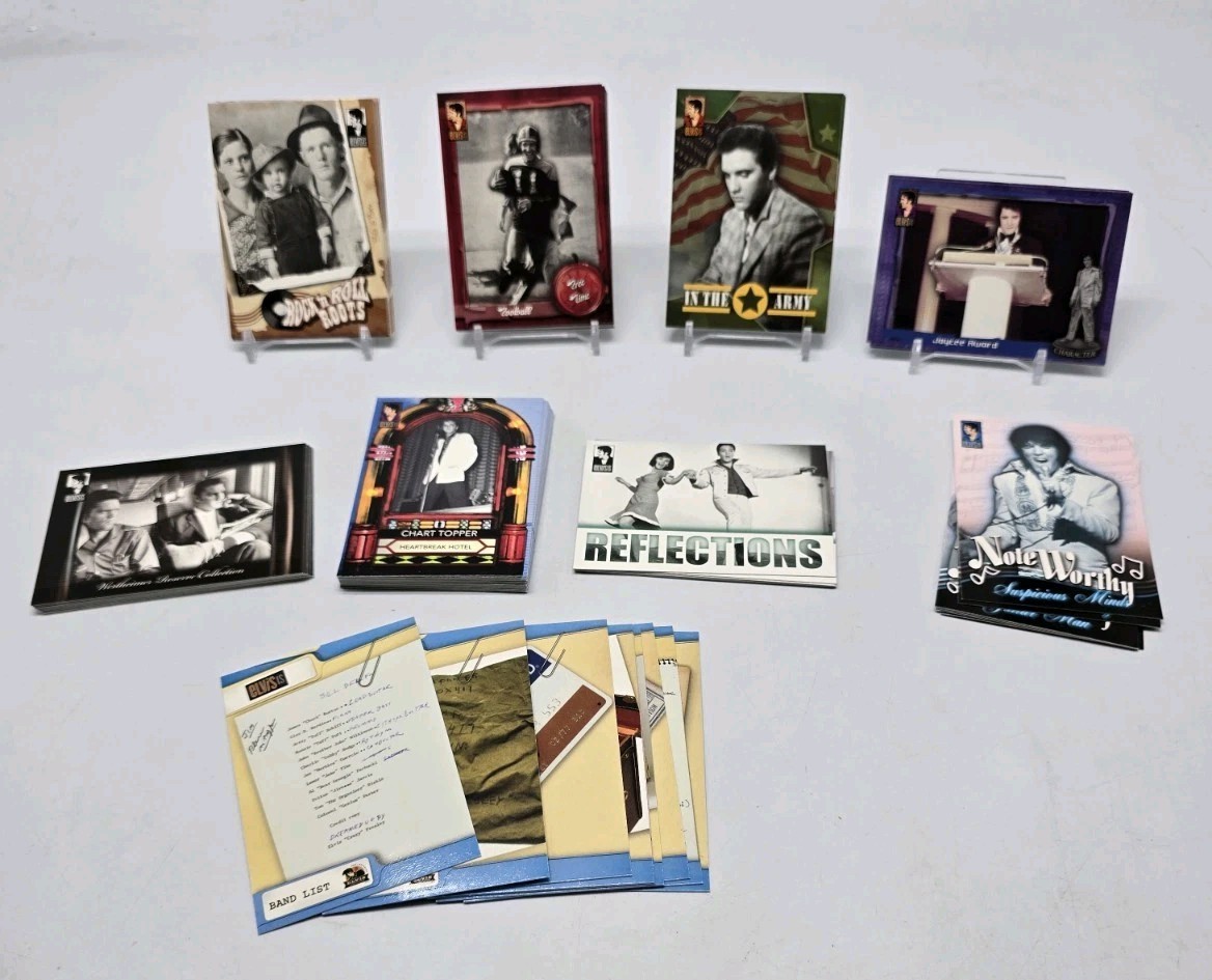 2007 Press Pass ELVIS IS Complete 100 Card Base Set Hand Collated High Grade