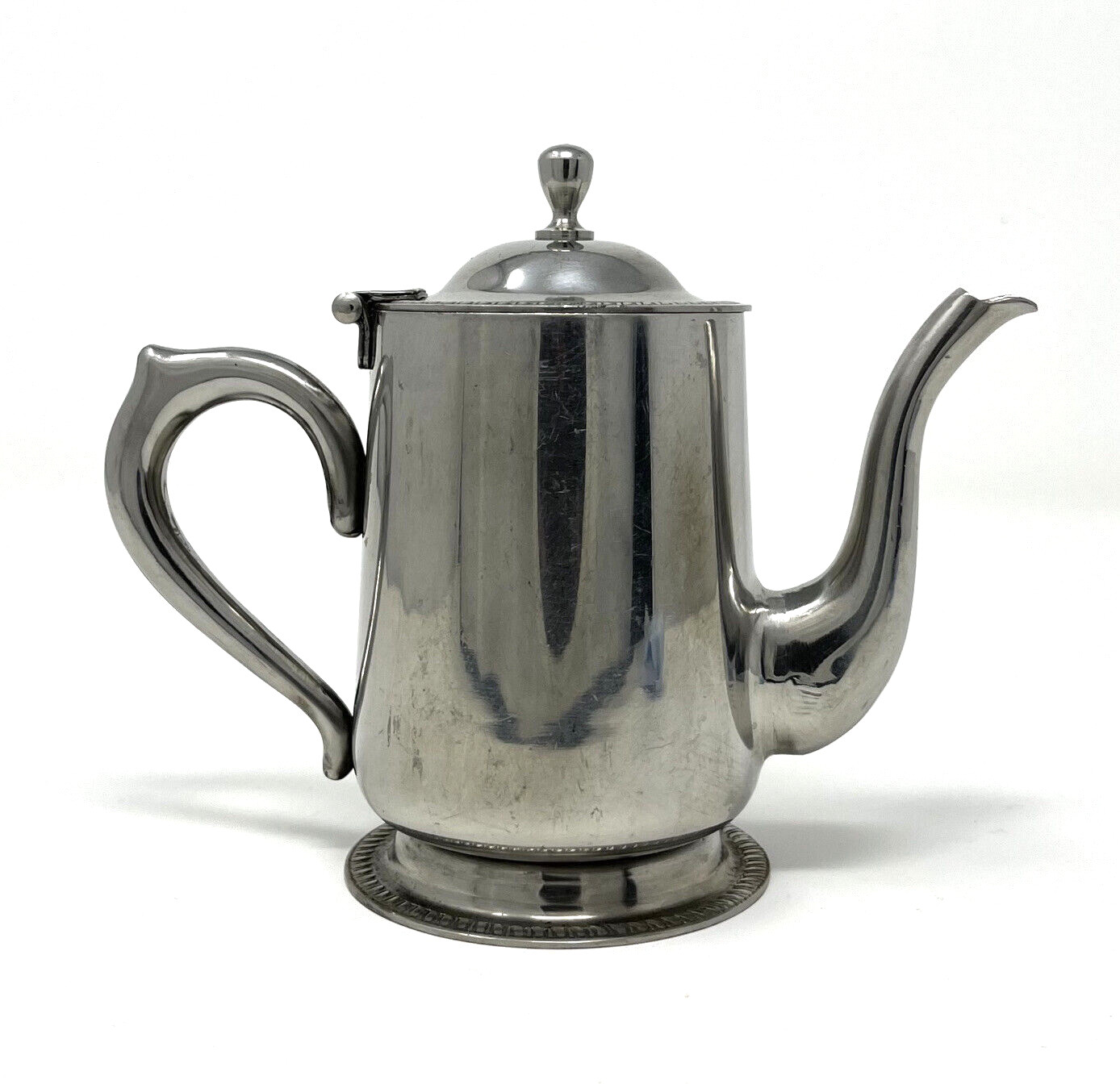 Vintage Serco 18/8 Japanese Silver Tea Kettle TeaPot Stainless 5” Beautiful