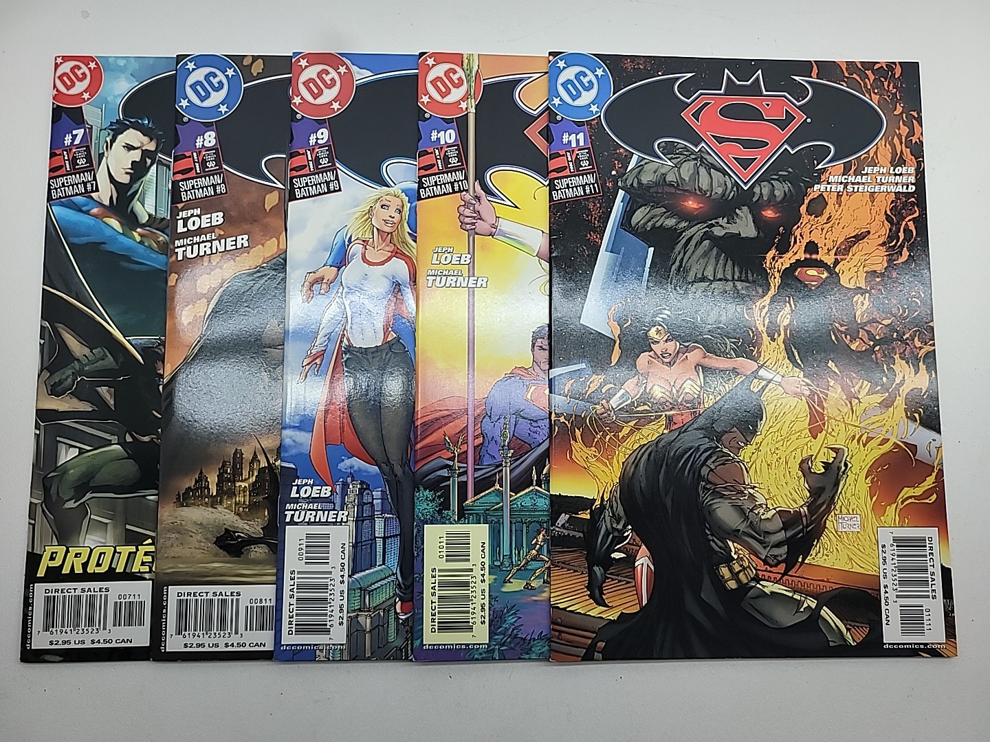 Superman Batman #7 8 9 10 11 2004 DC Comics NM Comic Books Bags & Boards