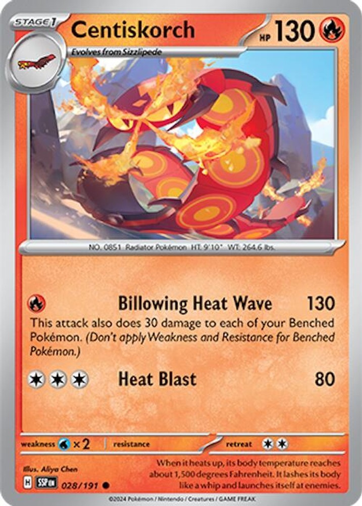 Centiskorch SSP 028/191 C NM
