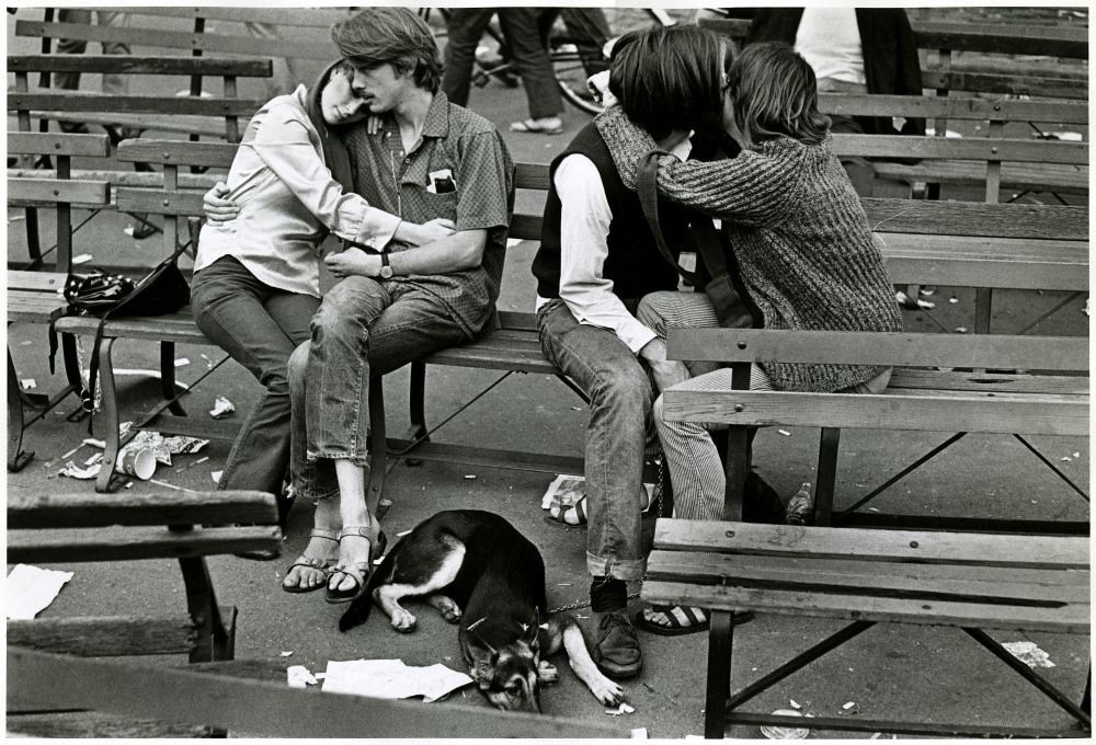 Tompkins Sq. Park by  James Jowers (American b. 1938)
