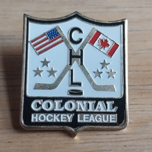 Colonial Hockey League Logo Pin Original Name of the UHL and IHL Leagues