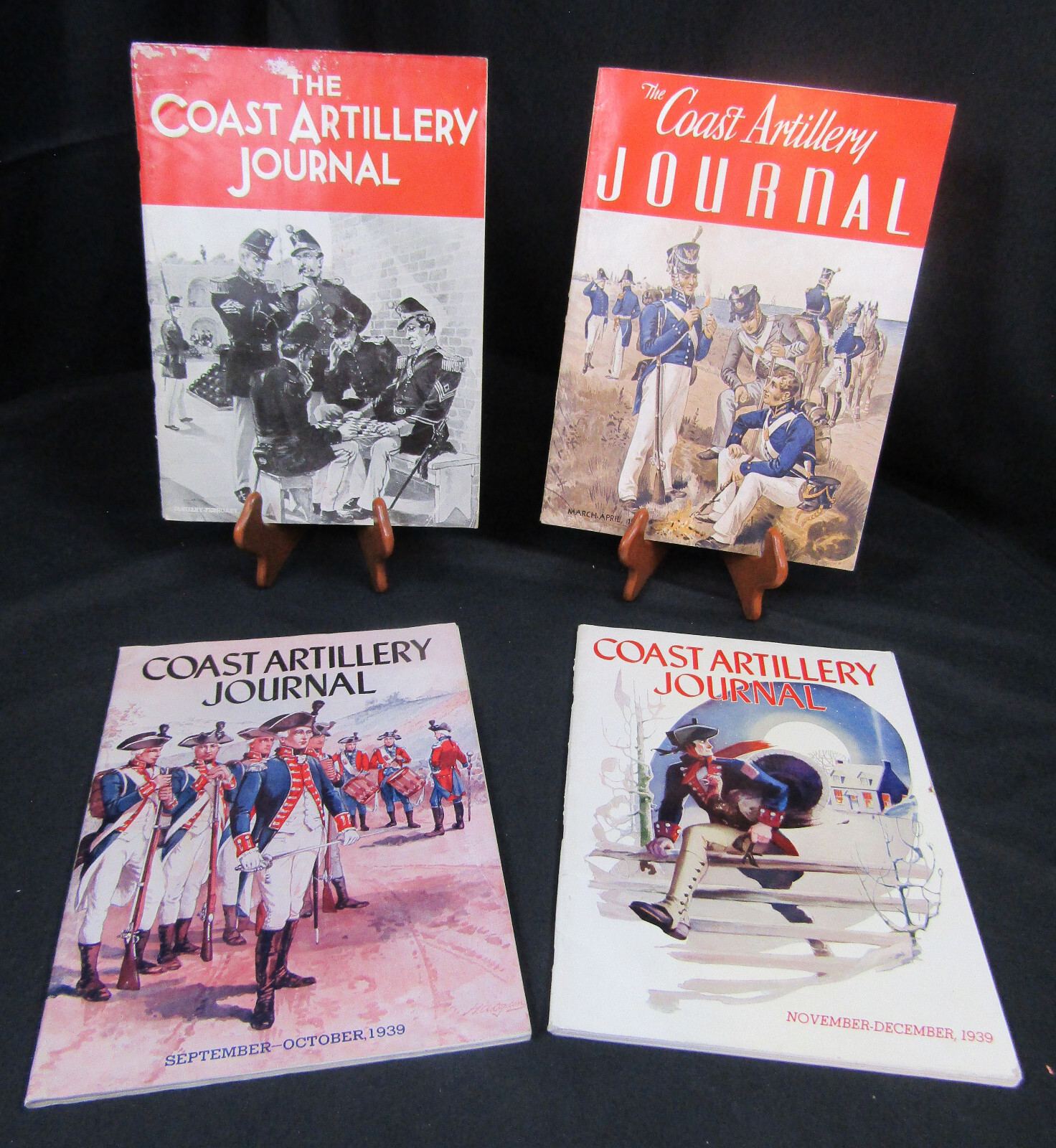 RARE 1937/38/39 COAST ARTILLERY JOURNAL MAGAZINE US ARMY COAST ARTILLERY CORPS