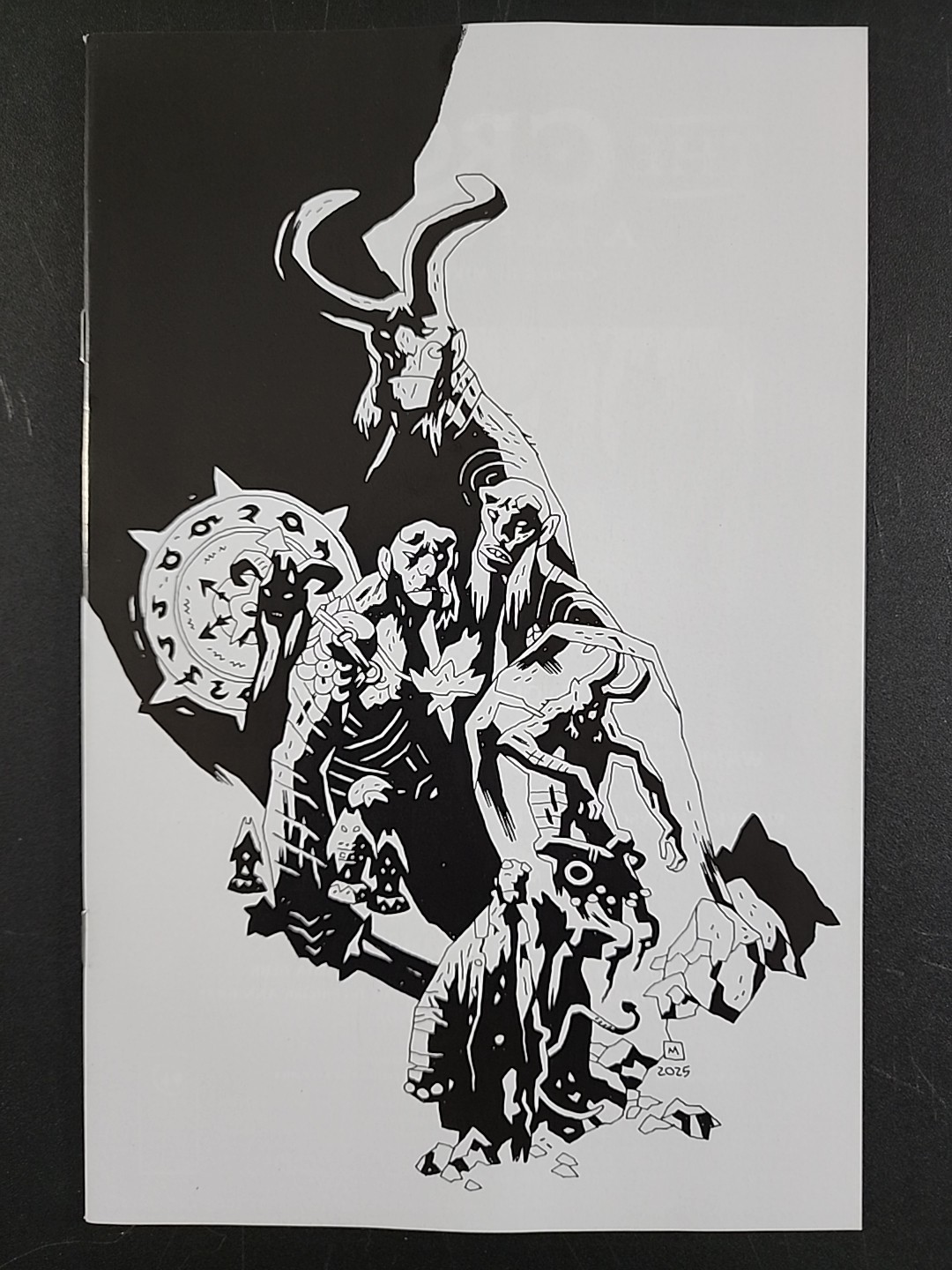 Hellboy The Crown #1  NM (9.4-9.6)  Mike Mignola  B&W Virgin  ComicsPro Variant 